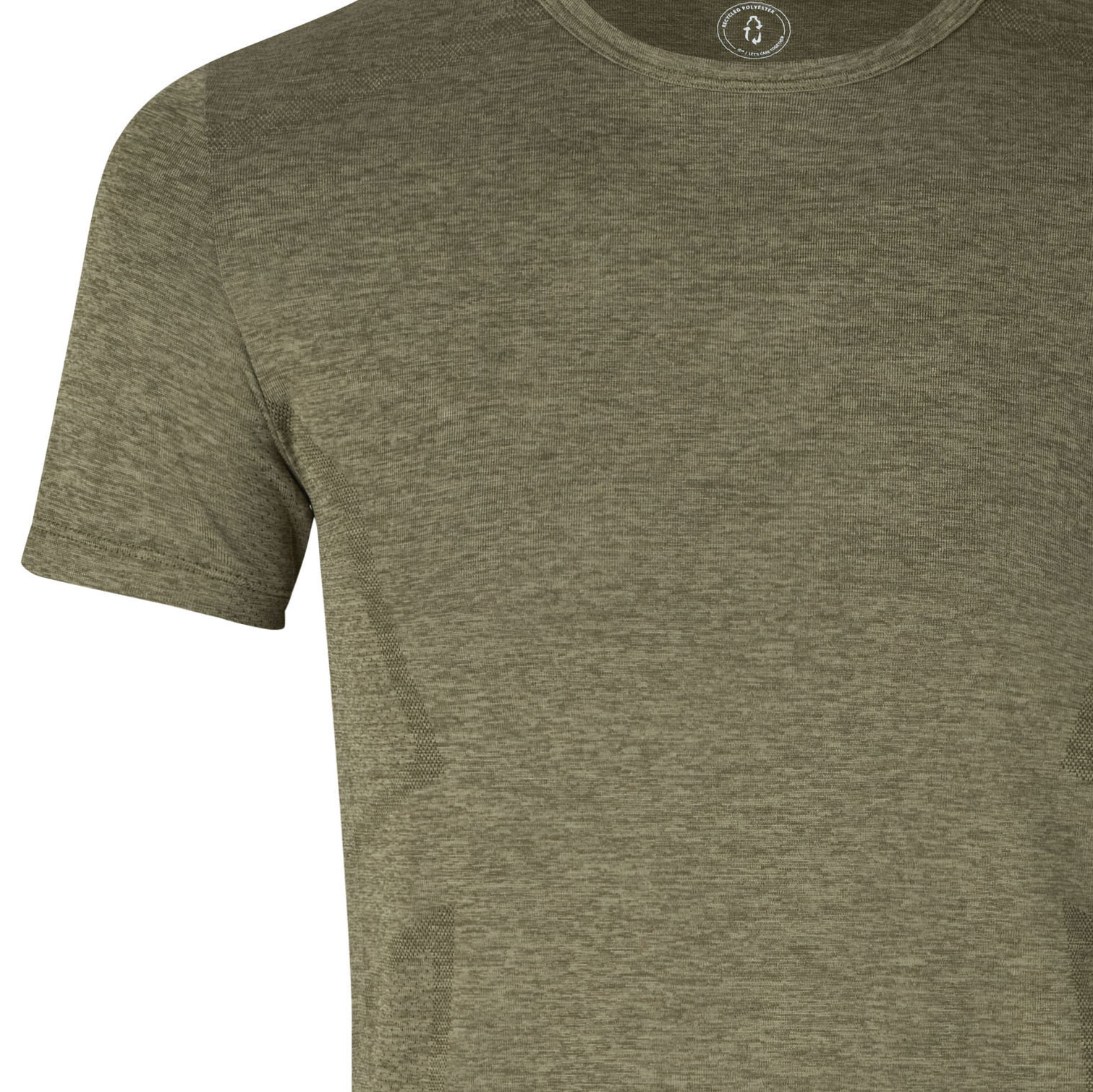 GEYSER seamless T-shirt, Oliven melange, large image number 2
