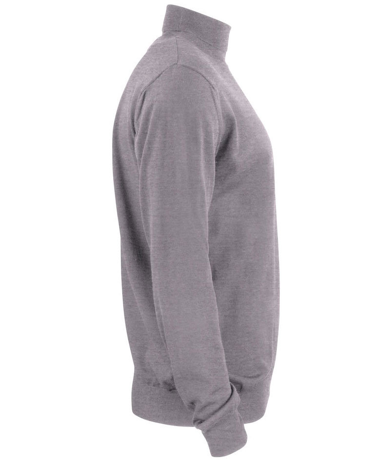 Cutter & Buck Kennewick turtleneck with merino wool, Grey melange, large image number 2
