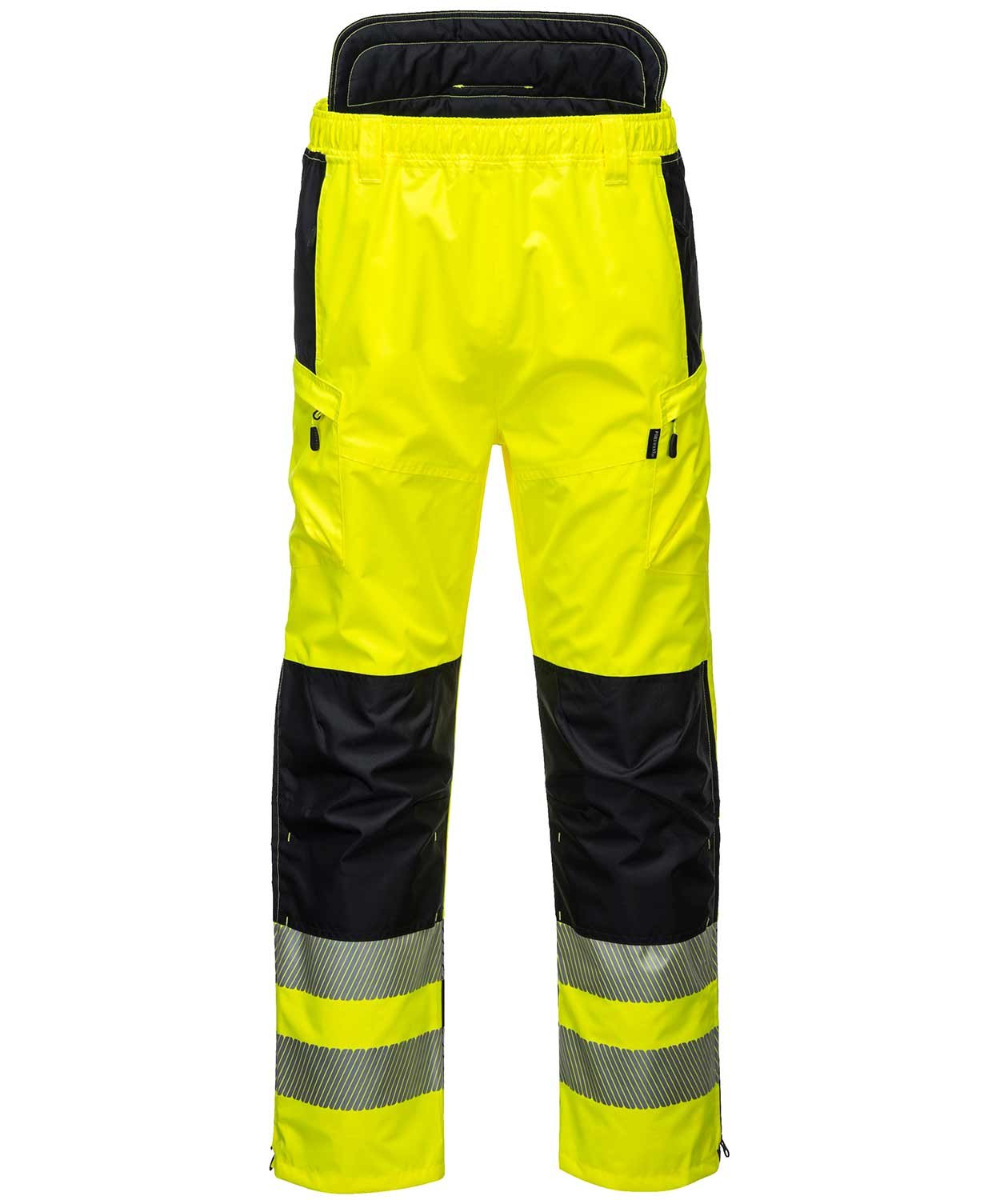 Portwest PW3 rain trousers, Hi-vis Yellow/Black