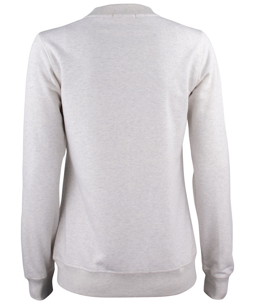 Clique Premium OC women's cardigan, Light grey mottled, large image number 2