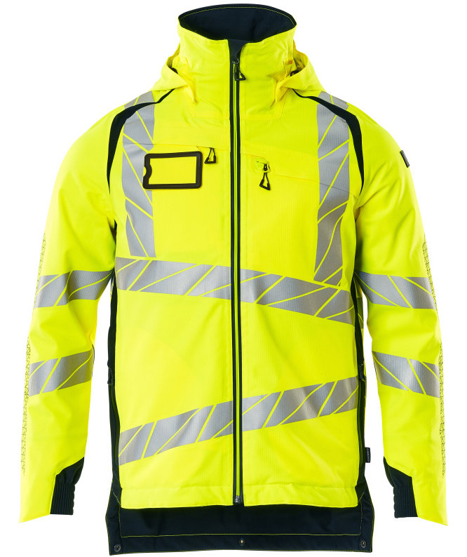 Mascot Accelerate Safe vinterjakke, Hi-Vis Gul/M&oslash;rk Marine, Hi-Vis Gul/M&oslash;rk Marine, swatch