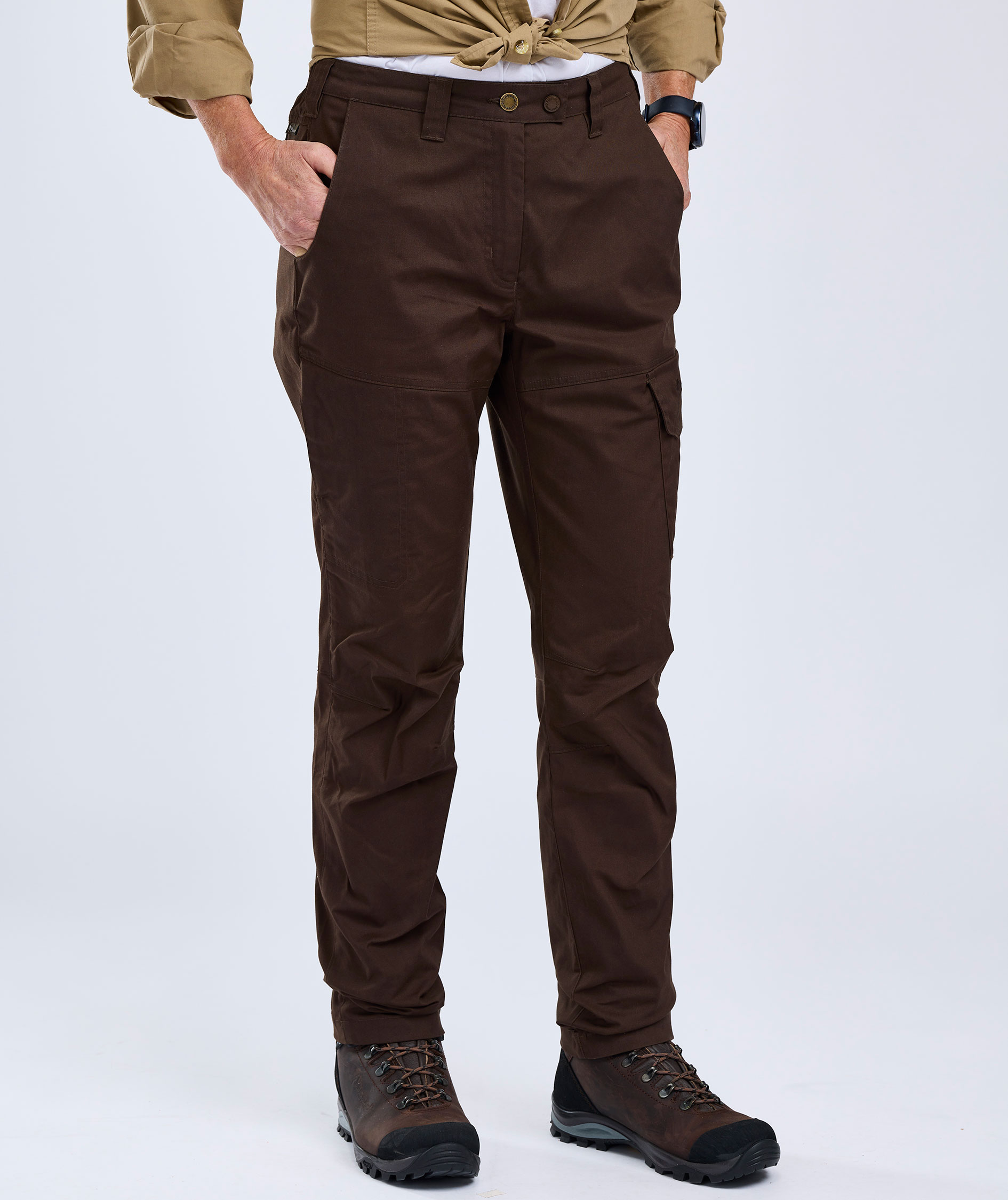 Pinewood Finnveden Outdoor damebukser, Dark brown