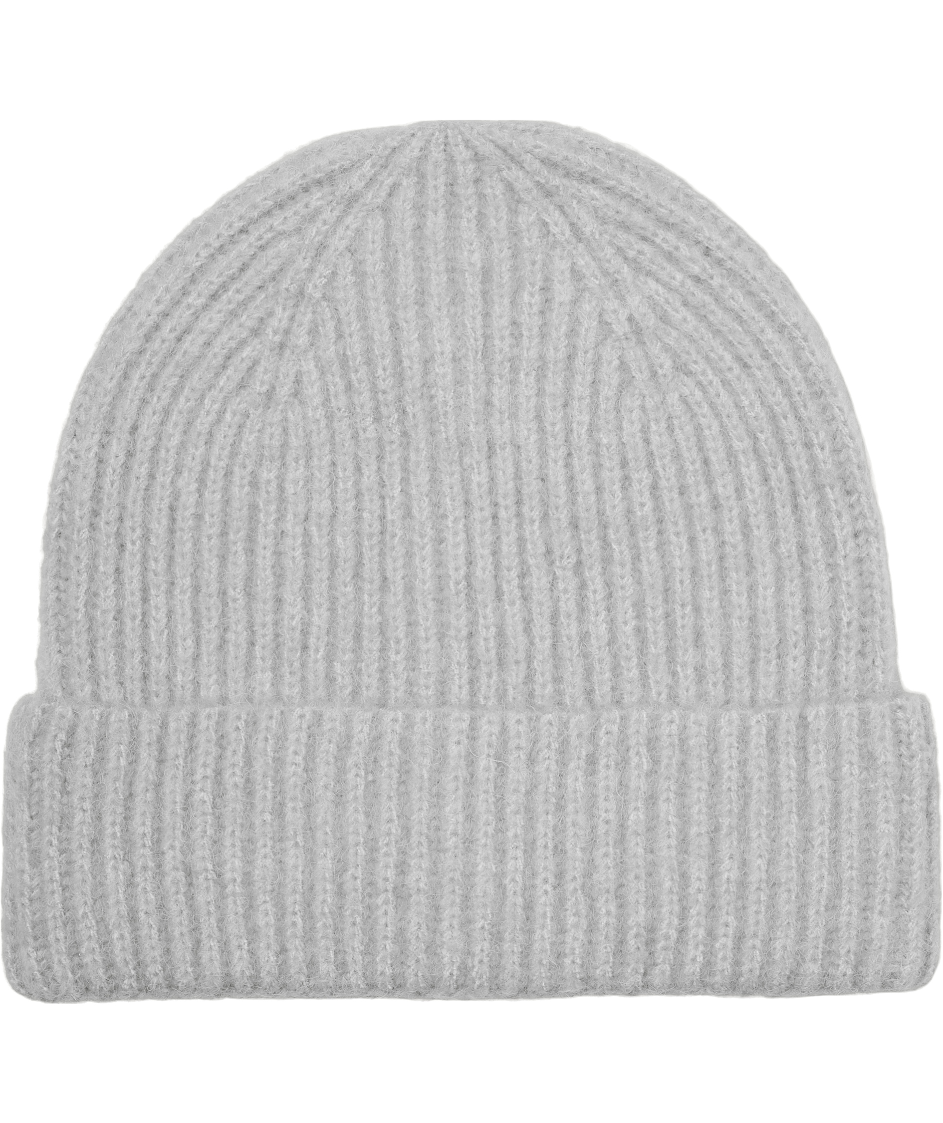 Vero Moda VMGILA Rib Strickm&uuml;tze, Light Grey Melange, Light Grey Melange, large image number 0