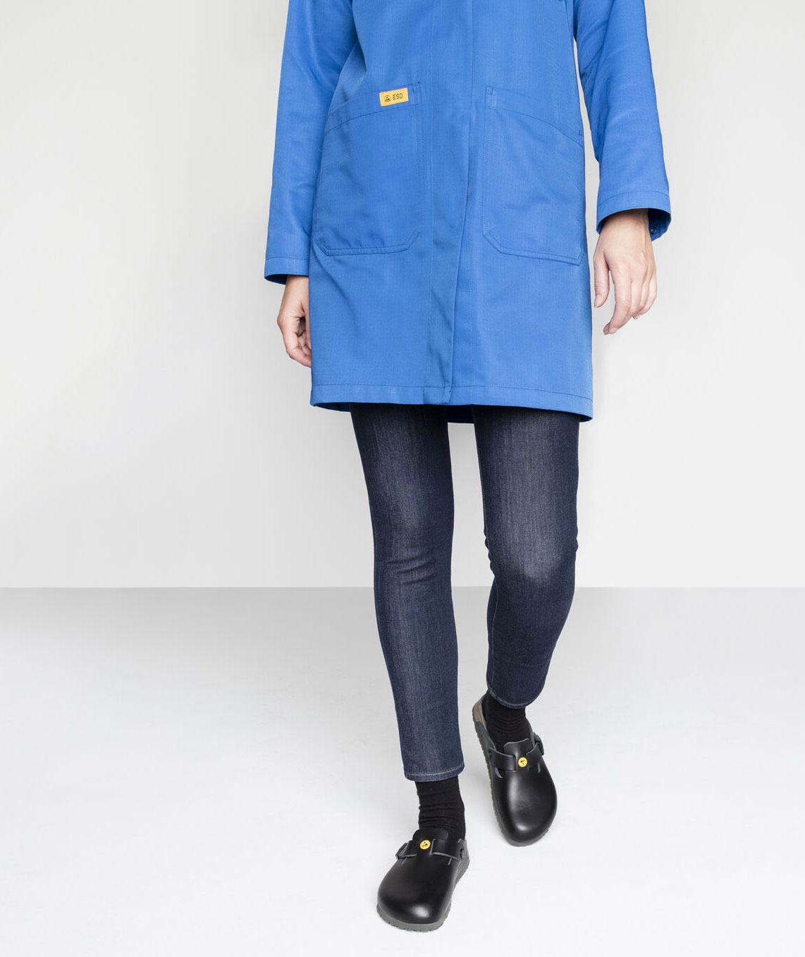 Birkenstock Boston ESD Narrow Fit sandaler dam, Svart, large image number 1