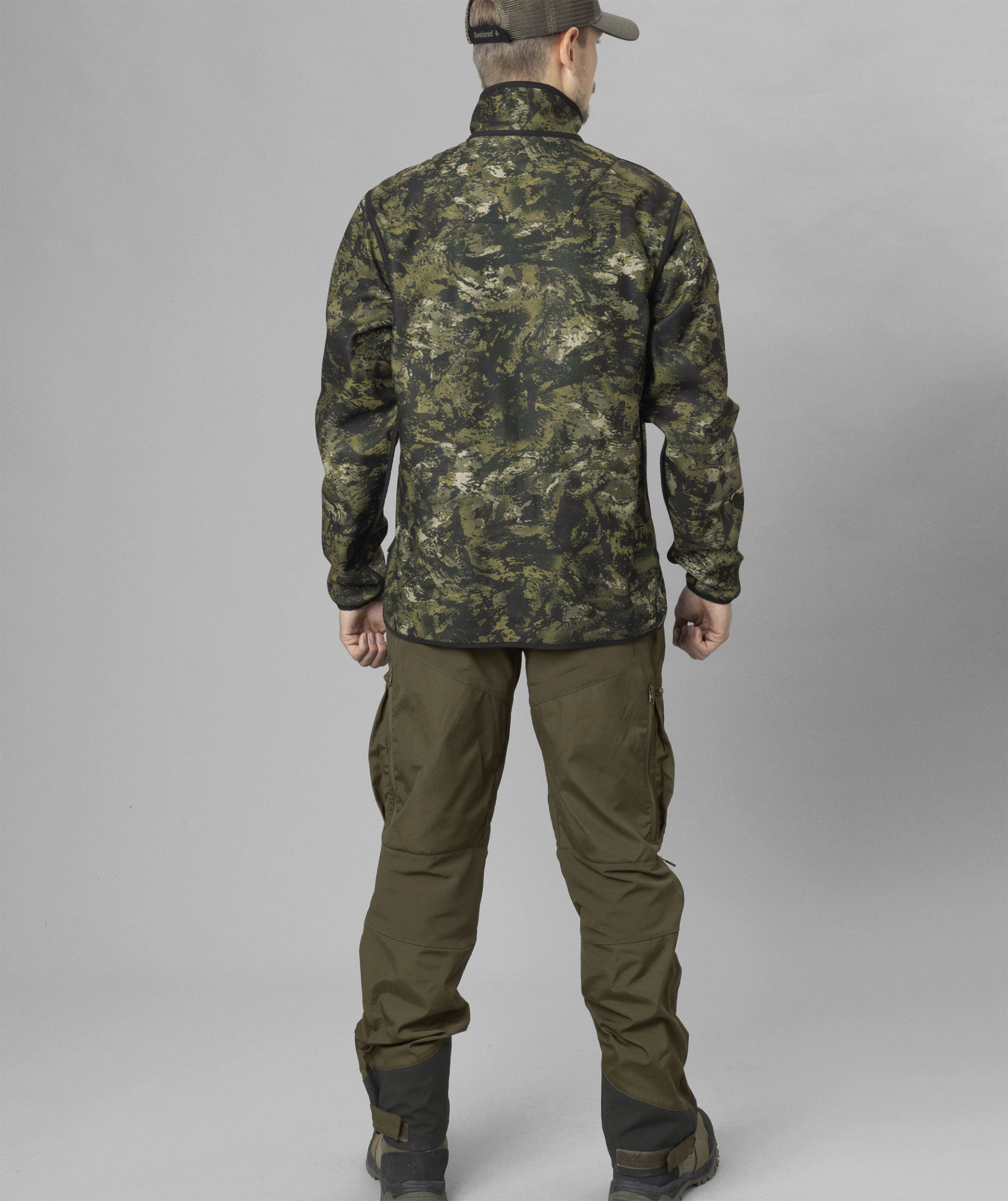 Seeland Rogue vendbar fleecejakke, Light pine/Invis green, large image number 9