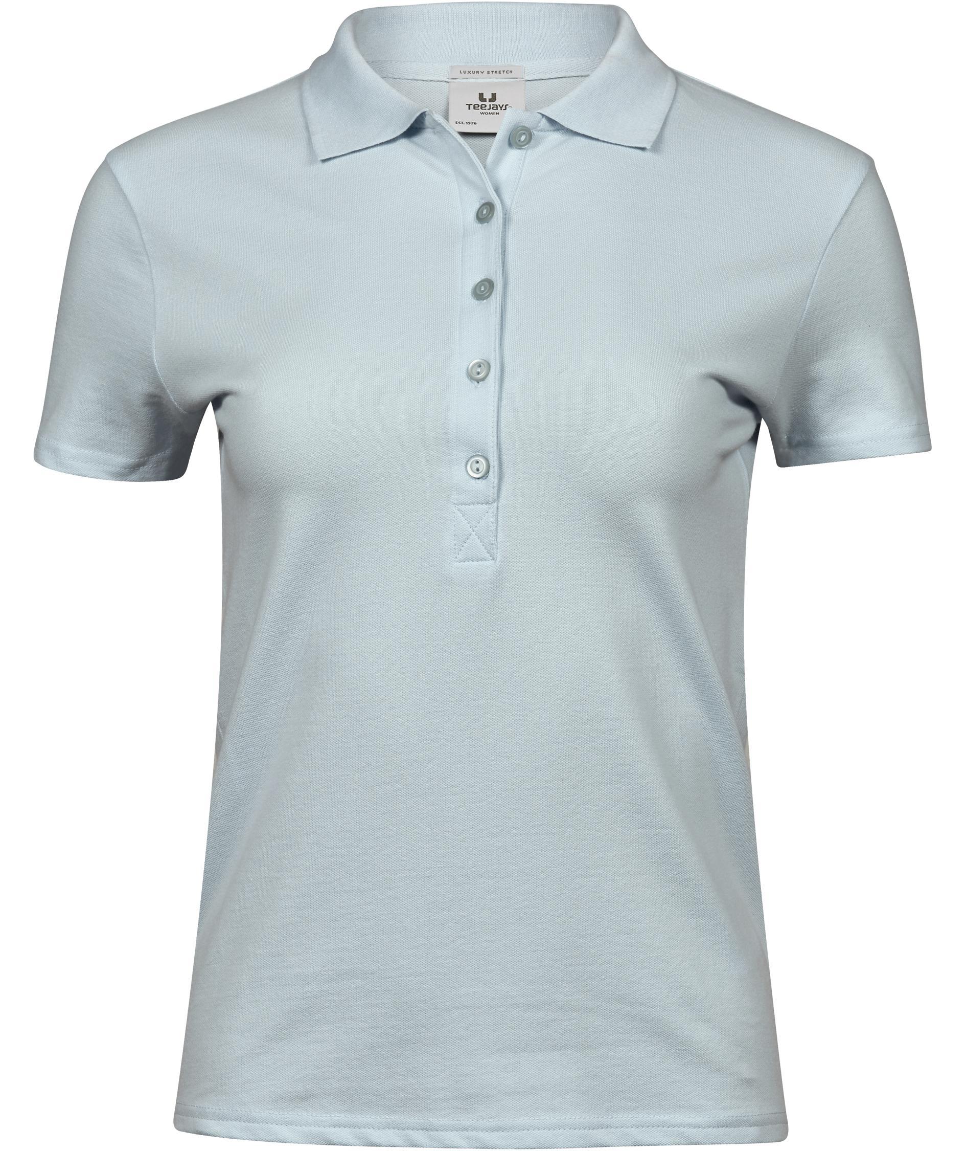 Tee Jays Luxury Stretch dame polo T-shirt, Ice blue, Ice blue, swatch