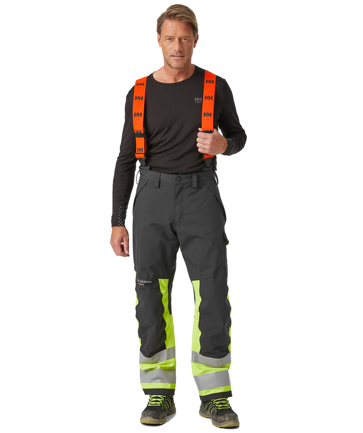 Helly Hansen Alna 2.0 vinterbyxa, Varsel gul/charcoal