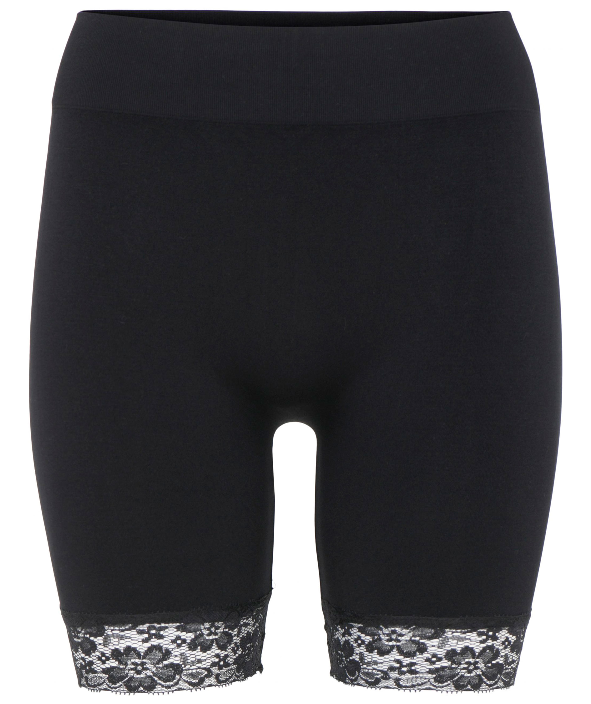 Decoy seamless lace hotpants, Svart