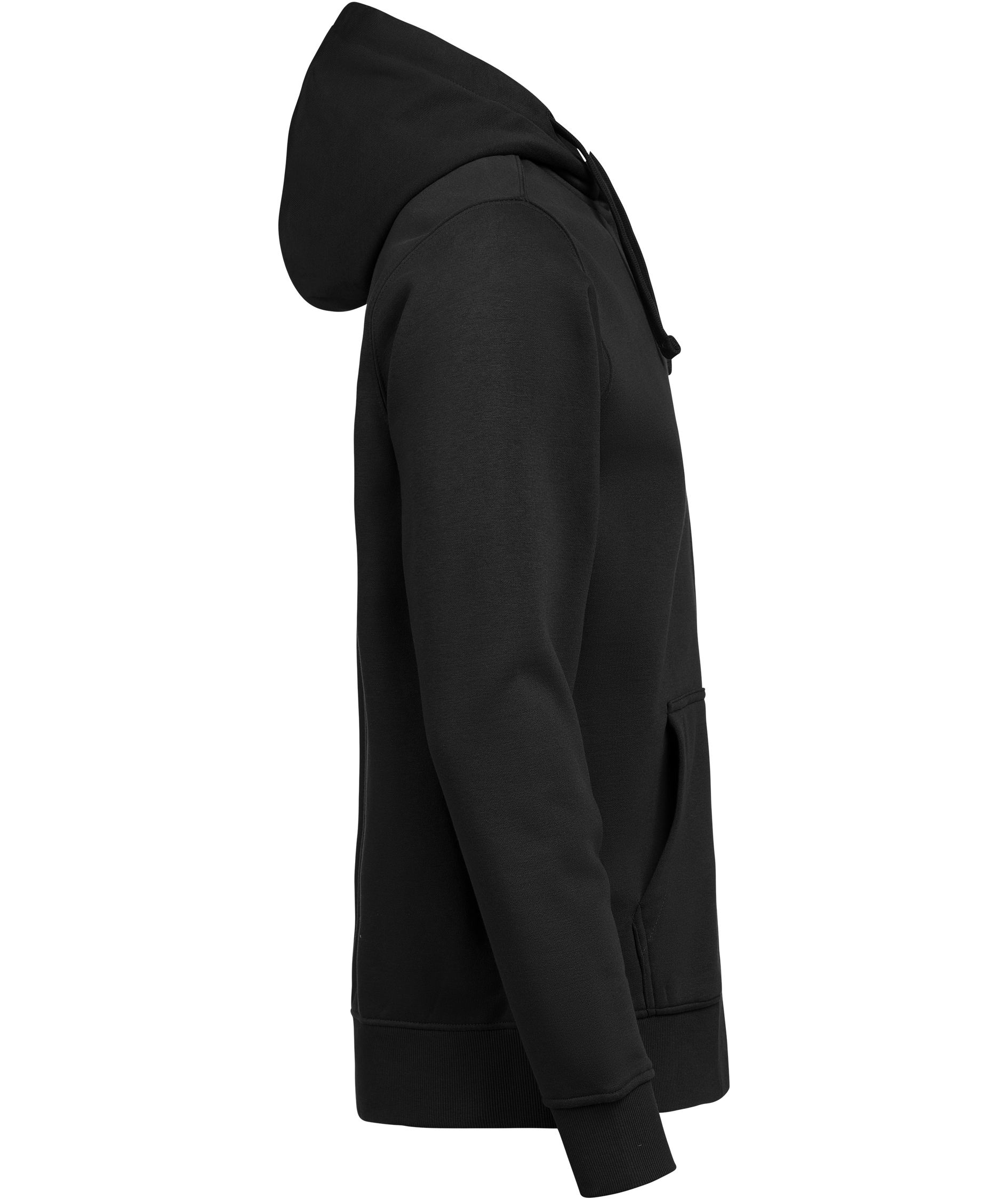 UM Regular fit h&aelig;ttetr&oslash;je med lyn, Black, large image number 2