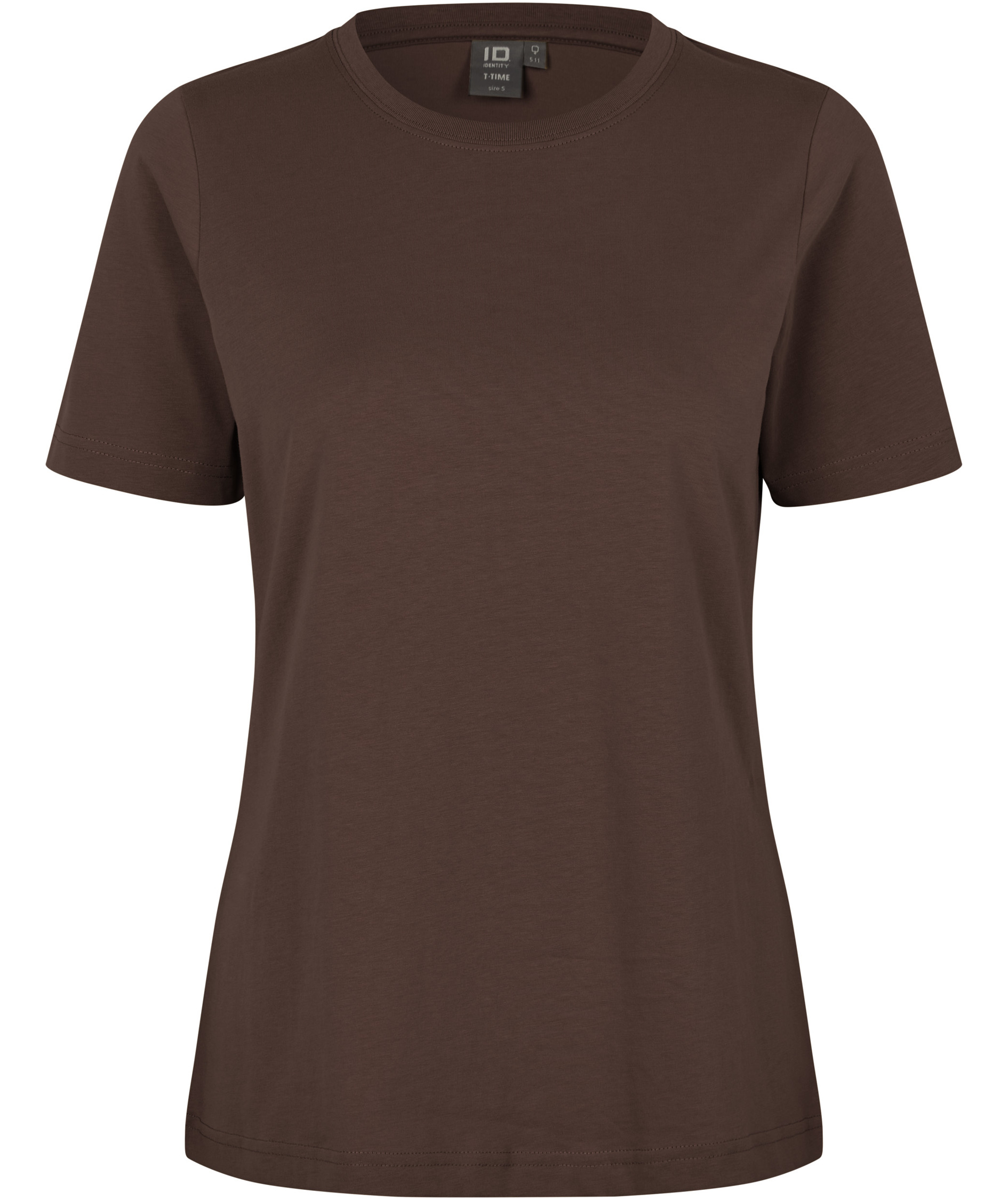 ID T-Time T-shirt dam, Mocca