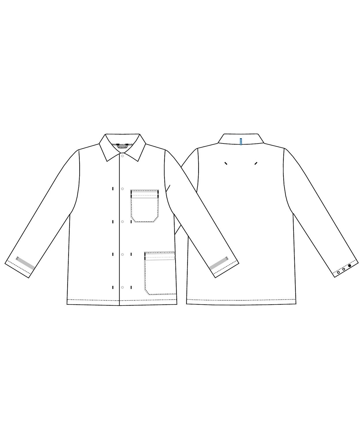 Kentaur jacket / lap coat, White, large image number 5