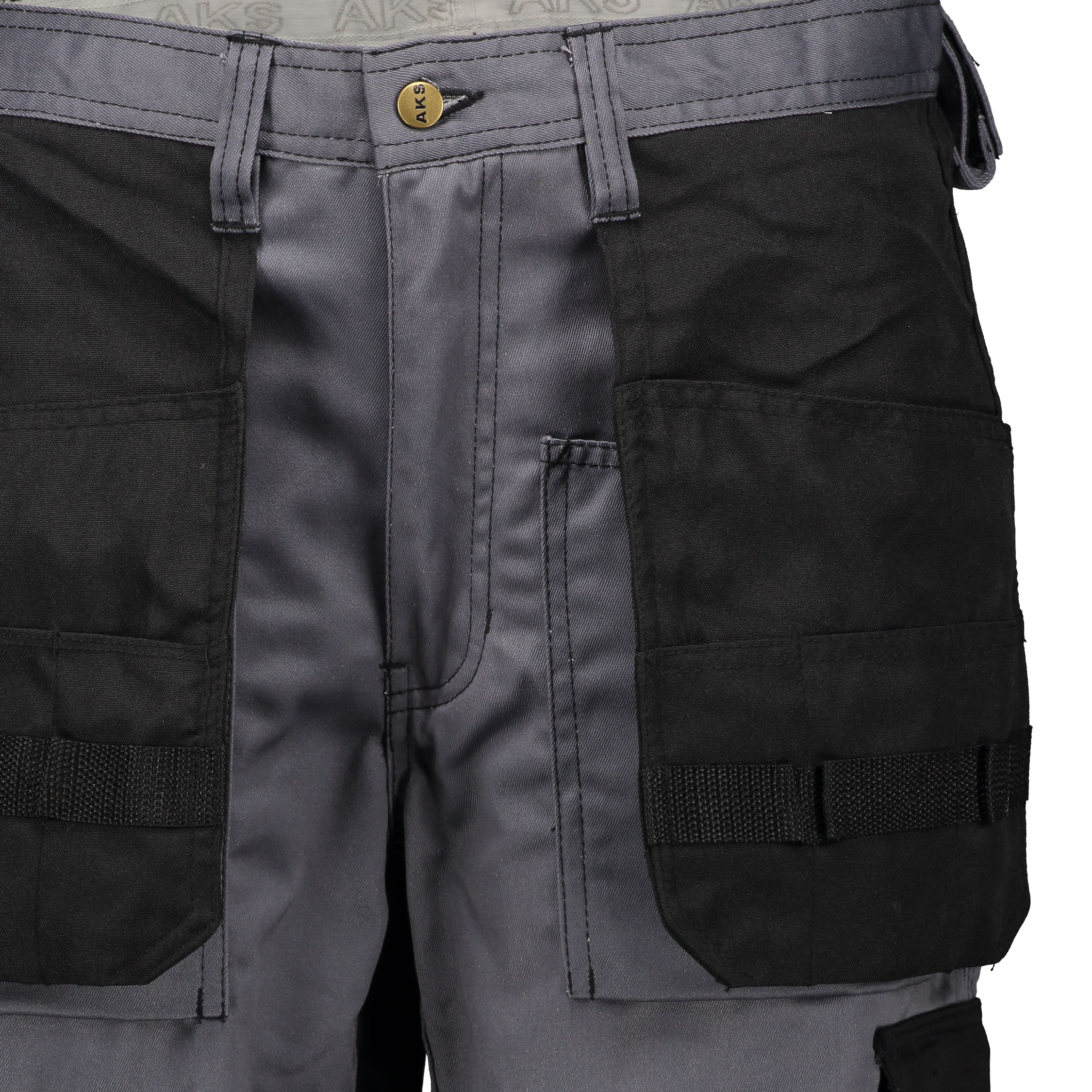 NWC Fosen hantverksbyxa, Gr&aring;/Svart, large image number 2