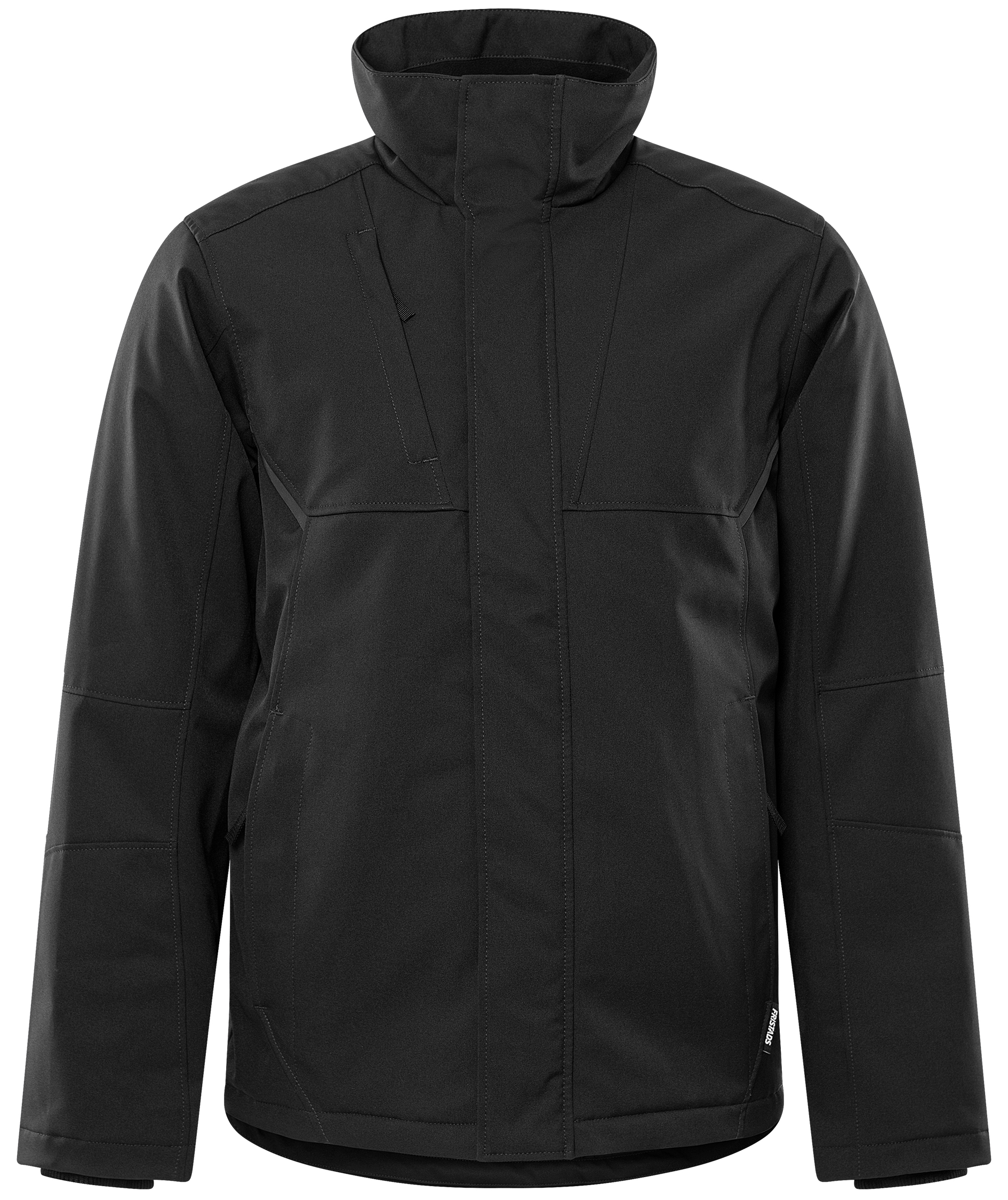 Fristads softshell vinterjakke 4931 GSW full stretch, Sort, Sort, swatch