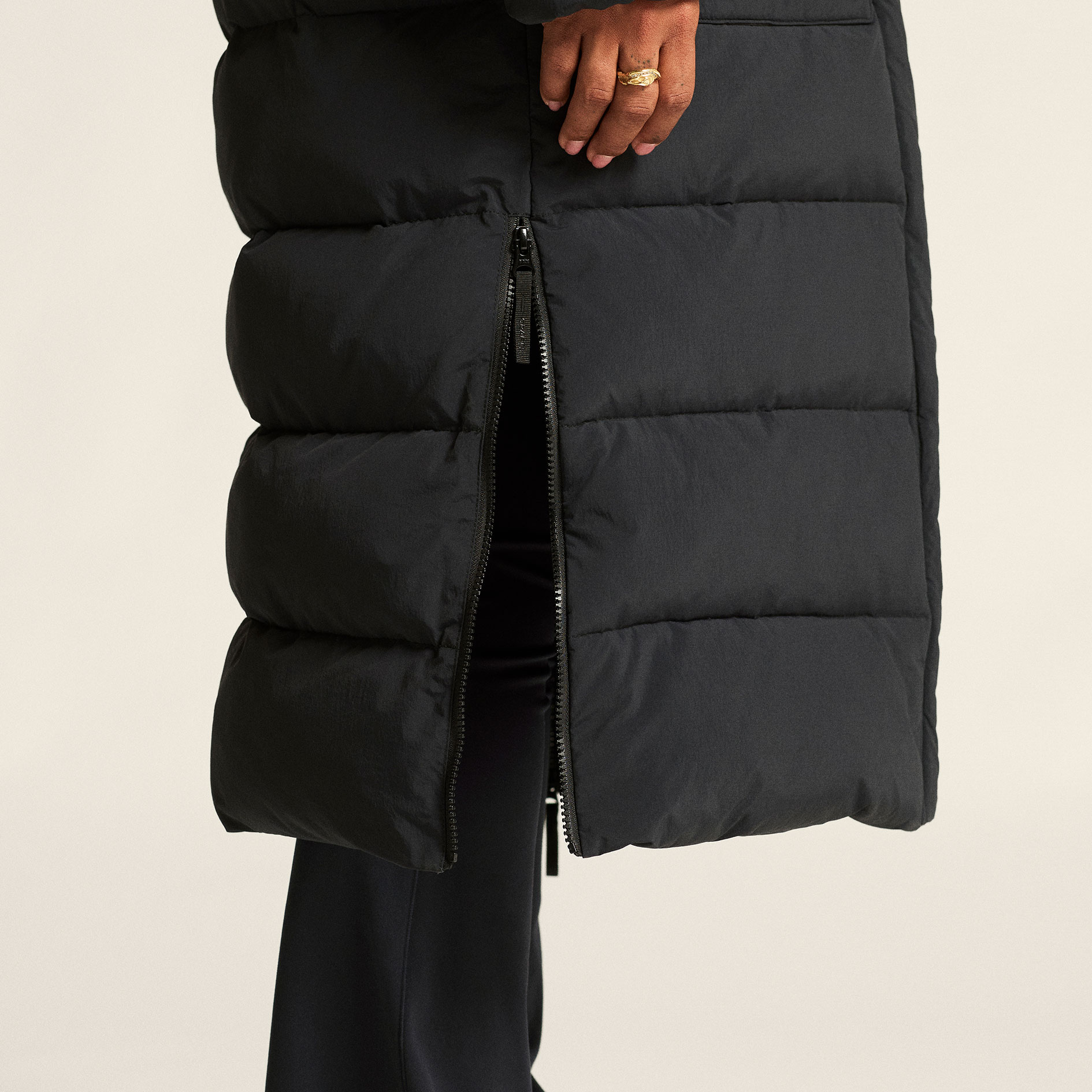 Craft Urban lang vatteret dame vinterjakke, Black, large image number 11