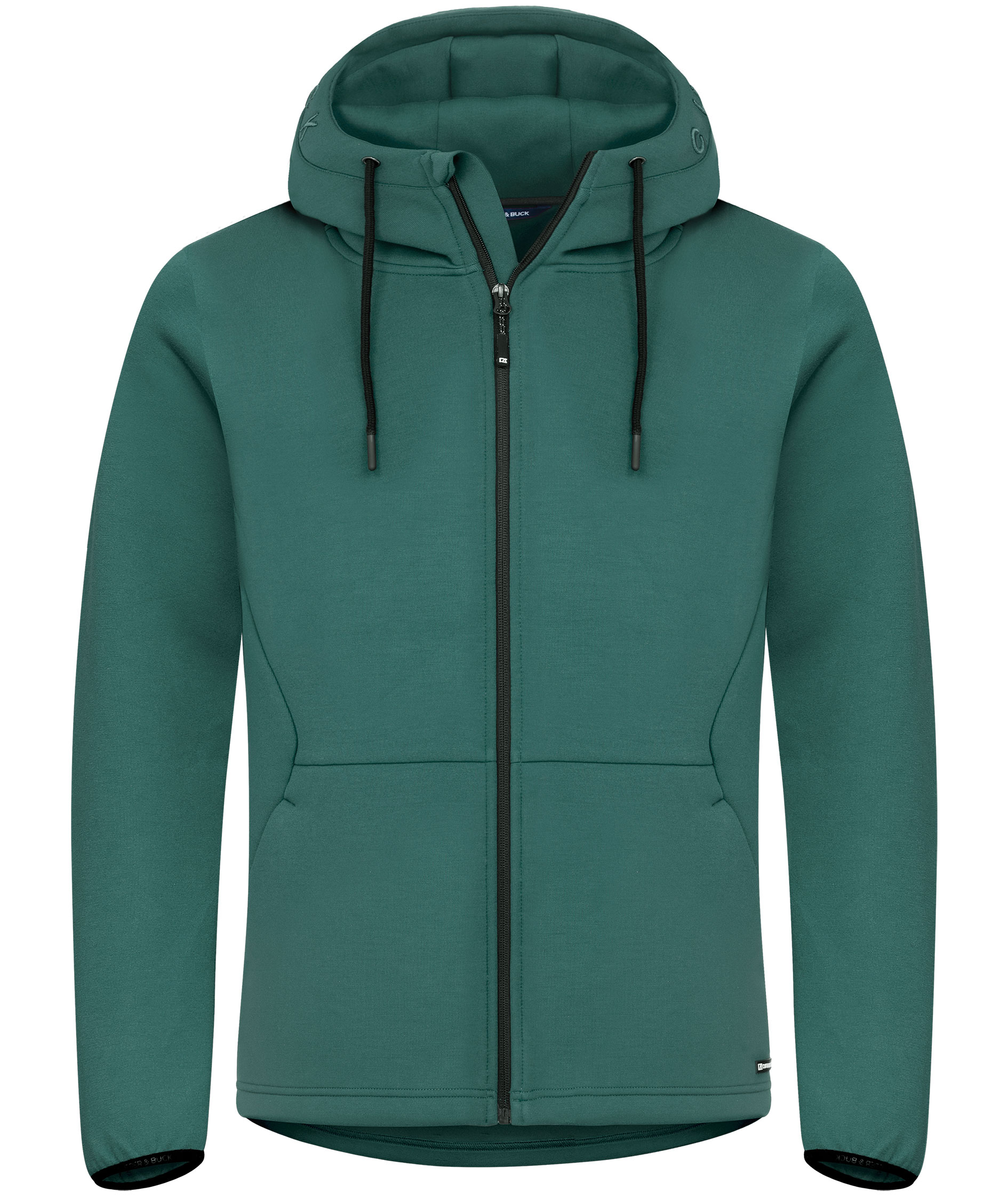 Cutter & Buck Pemberton hoodie med blixtl&aring;s, Furugr&ouml;n, Furugr&ouml;n, swatch