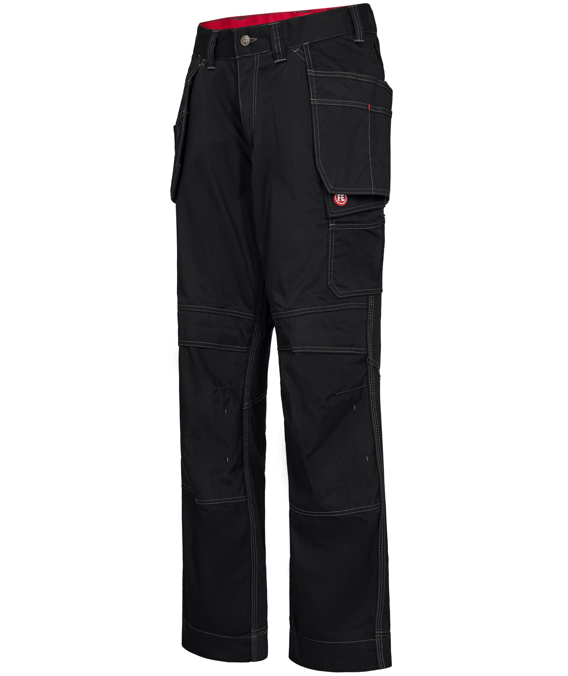 Engel Combat h&aring;ndv&aelig;rkerbukser, Sort, large image number 5