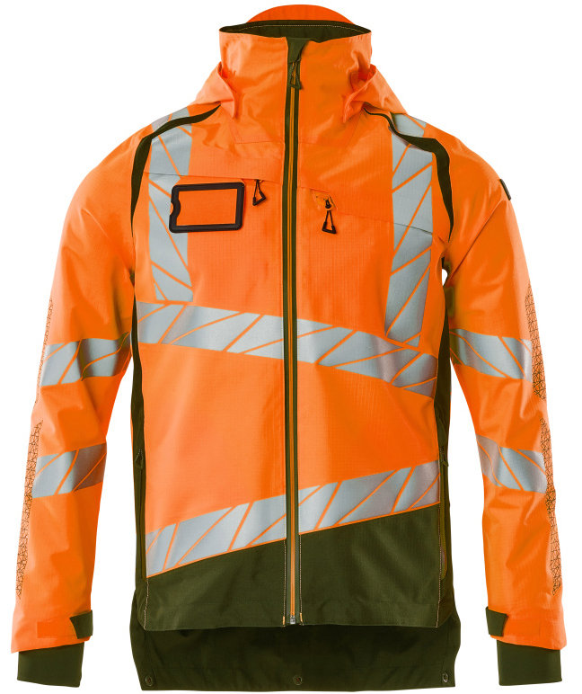 Mascot Accelerate Safe skalljakke, Hi-vis Oransje/Mosgr&oslash;nn, Hi-vis Oransje/Mosgr&oslash;nn, swatch