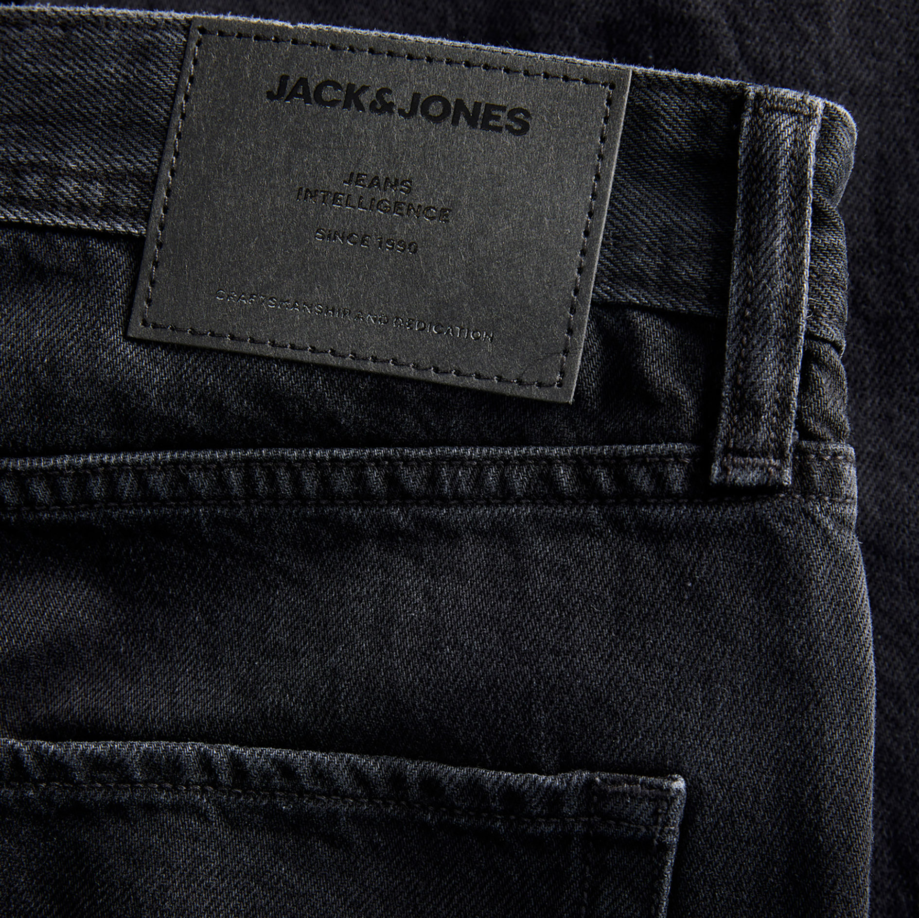 Jack & Jones JJICHRIS NS 908 jeans, Black Denim, large image number 3
