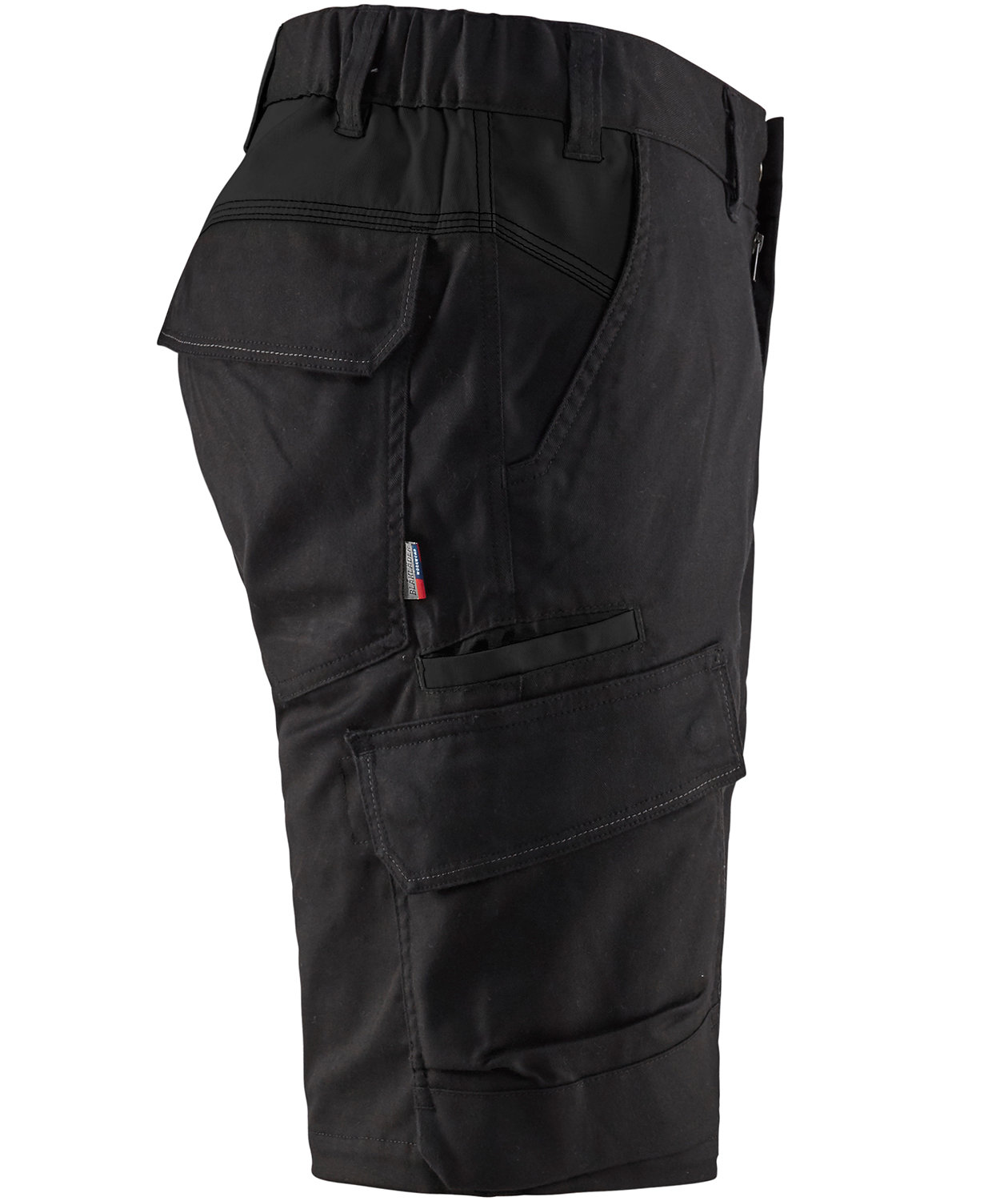 Bl&aring;kl&auml;der arbejdsshorts, Sort, large image number 3