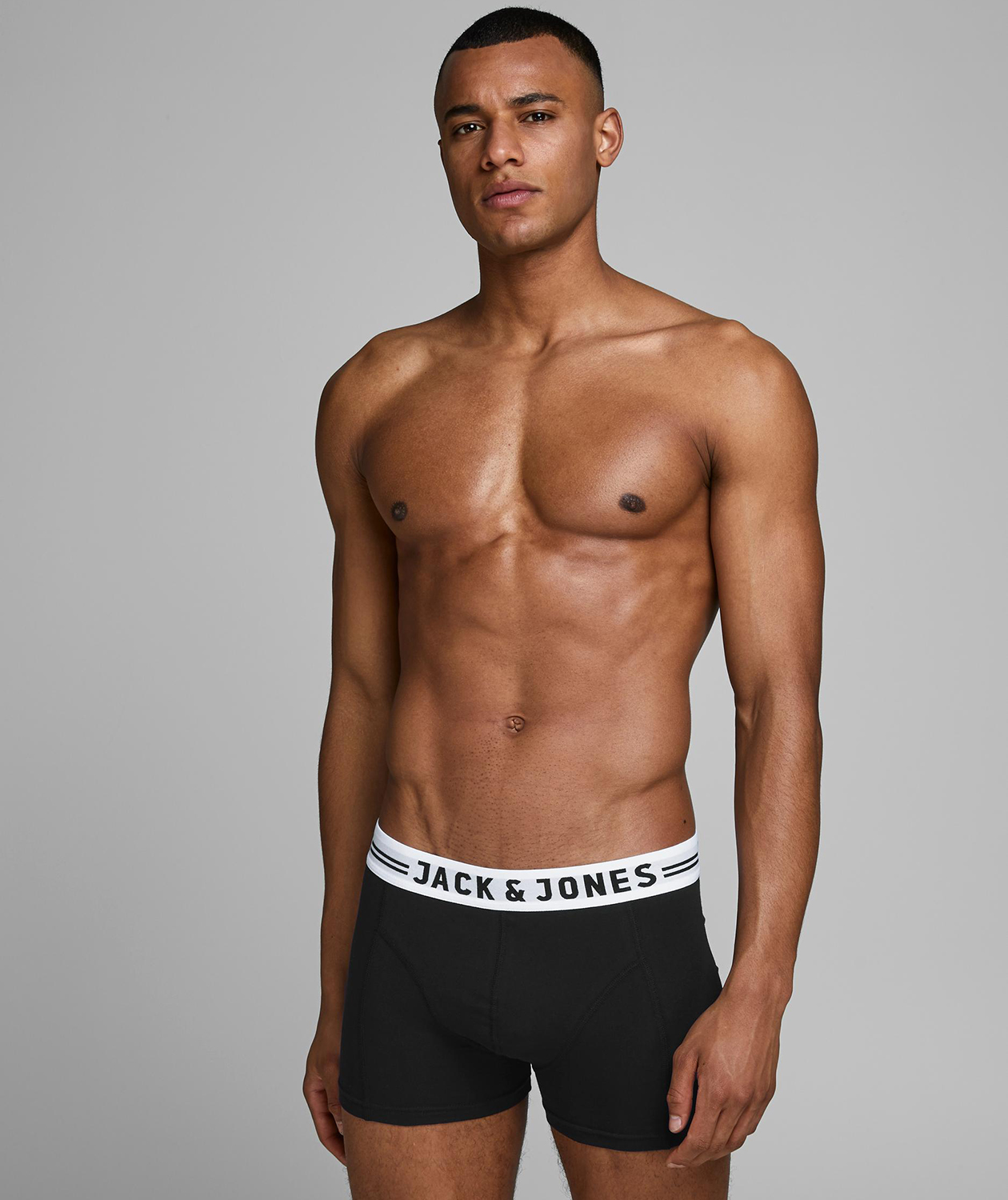 Jack & Jones Sense 3-pack kalsonger, Svart/Vit