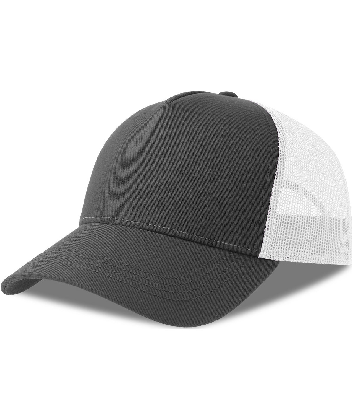 Atlantis Rapper Cotton-S cap, Dark grey/White, Dark grey/White, swatch