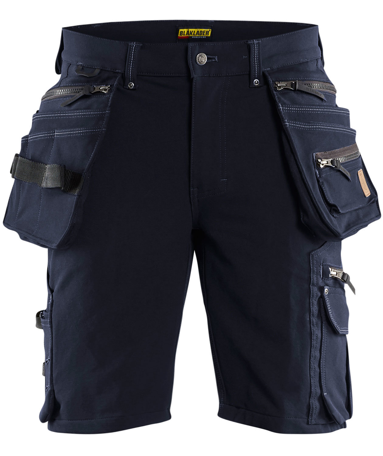 Bl&aring;kl&auml;der X1900 hantverksshorts full stretch, Dark Marin/Svart