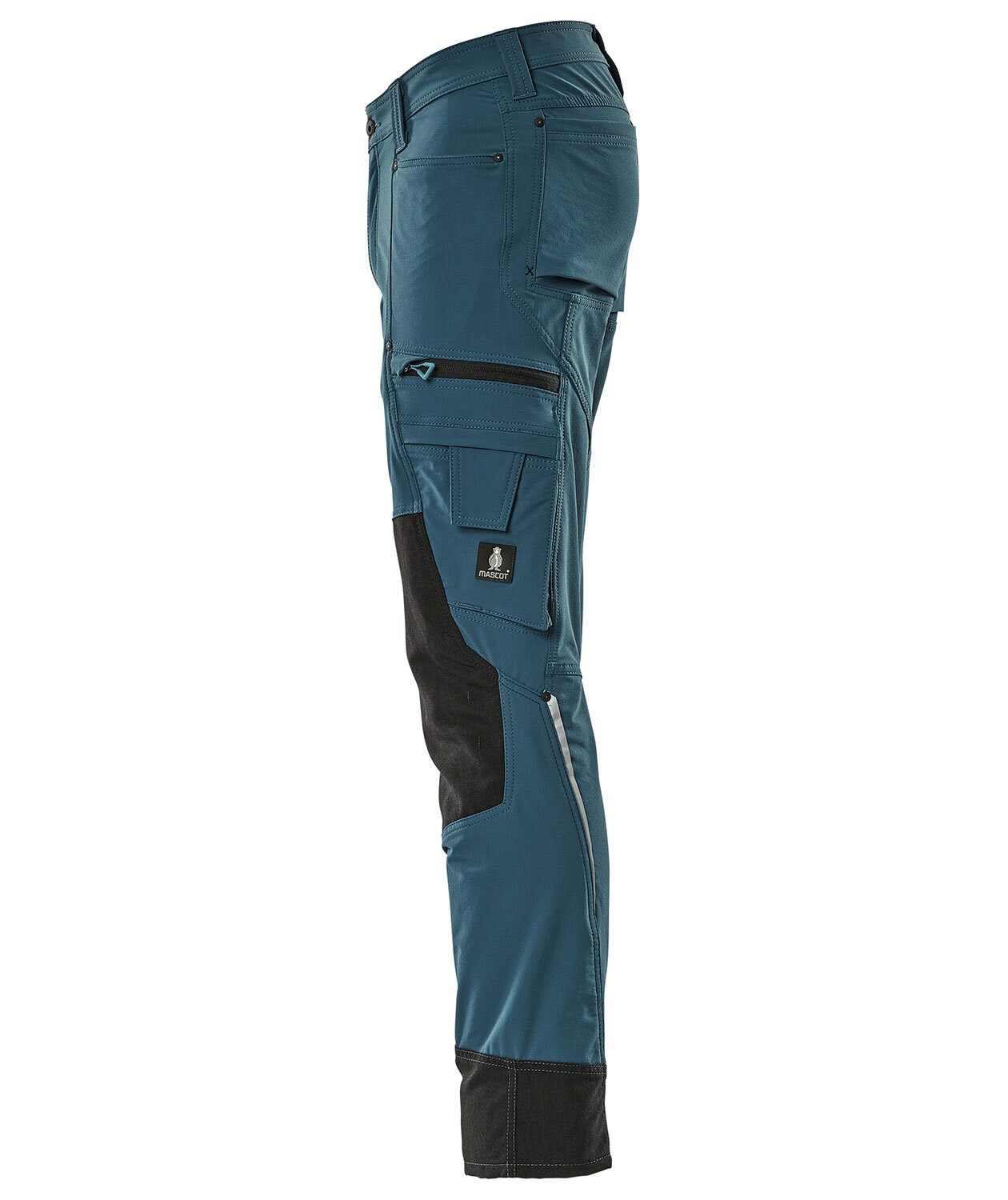 Mascot Advanced Arbeitshose full stretch, Dunkel Petroleum, large image number 3