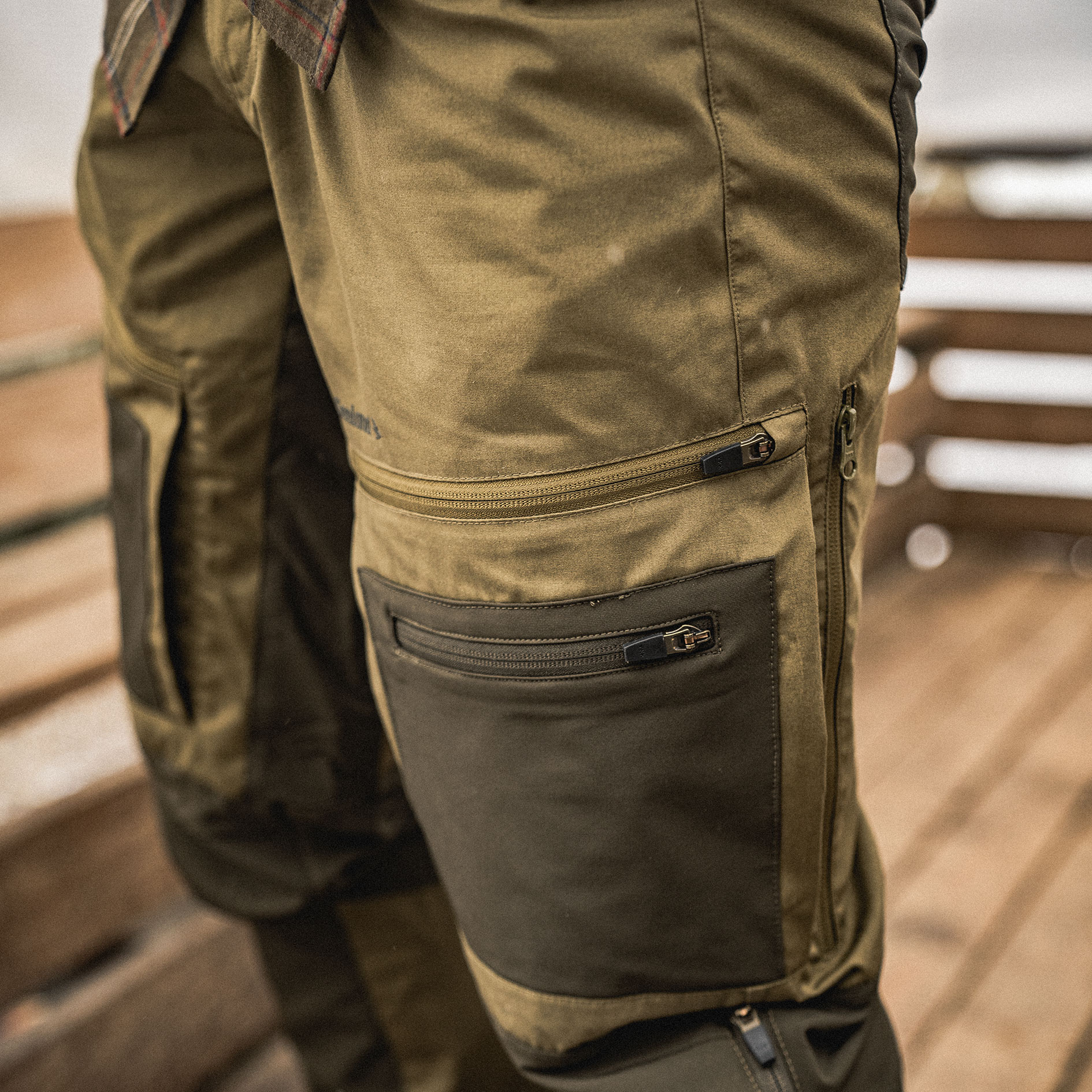 Seeland Hemlock Hose, Military olive/Pine green, large image number 9