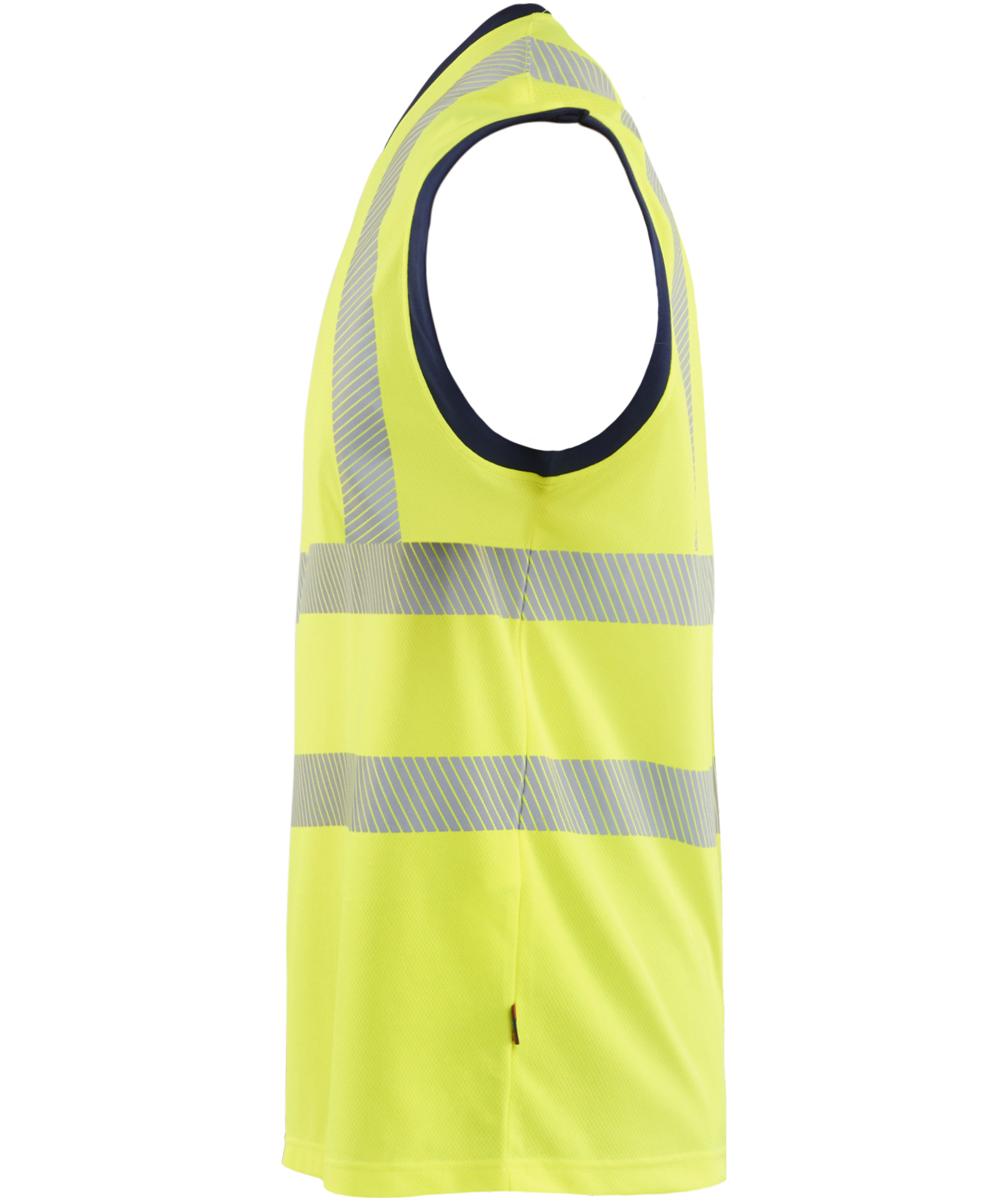 Bl&aring;kl&auml;der&nbsp;tank top, Hi-Vis gul/marinebl&aring;, large image number 3