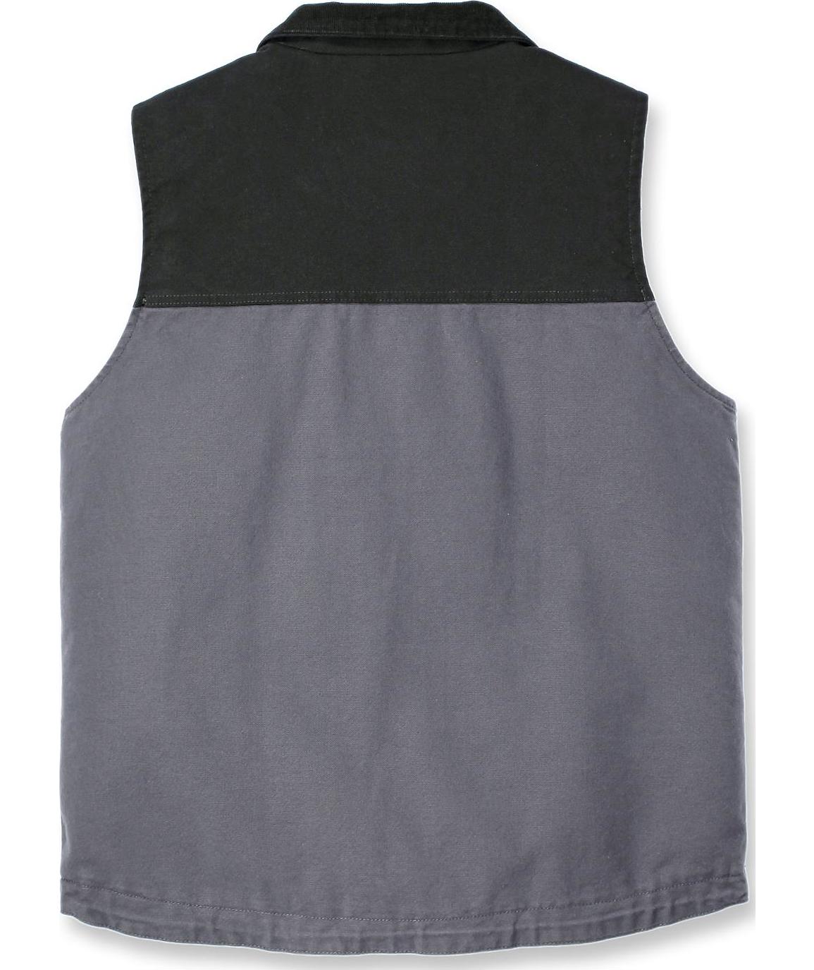 Carhartt Montana Duck vest med f&ocirc;r, Shadow/Black