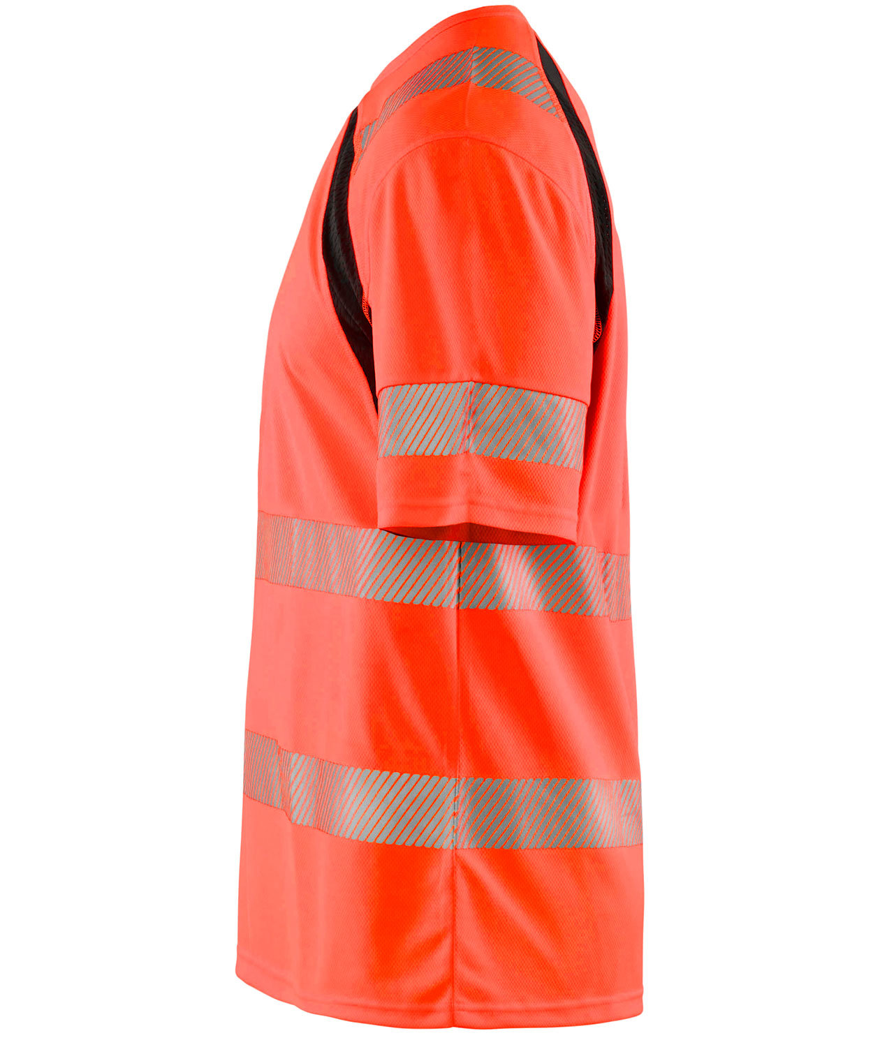 Bl&aring;kl&auml;der UV T-shirt, Hi-vis&nbsp;R&oslash;d/Sort, large image number 2