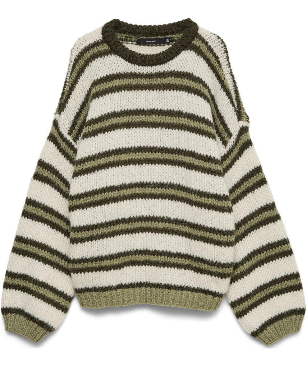 Vero Moda VMMAYBE women's knitted pullover, Forest Night/Oil Green, large image number 0