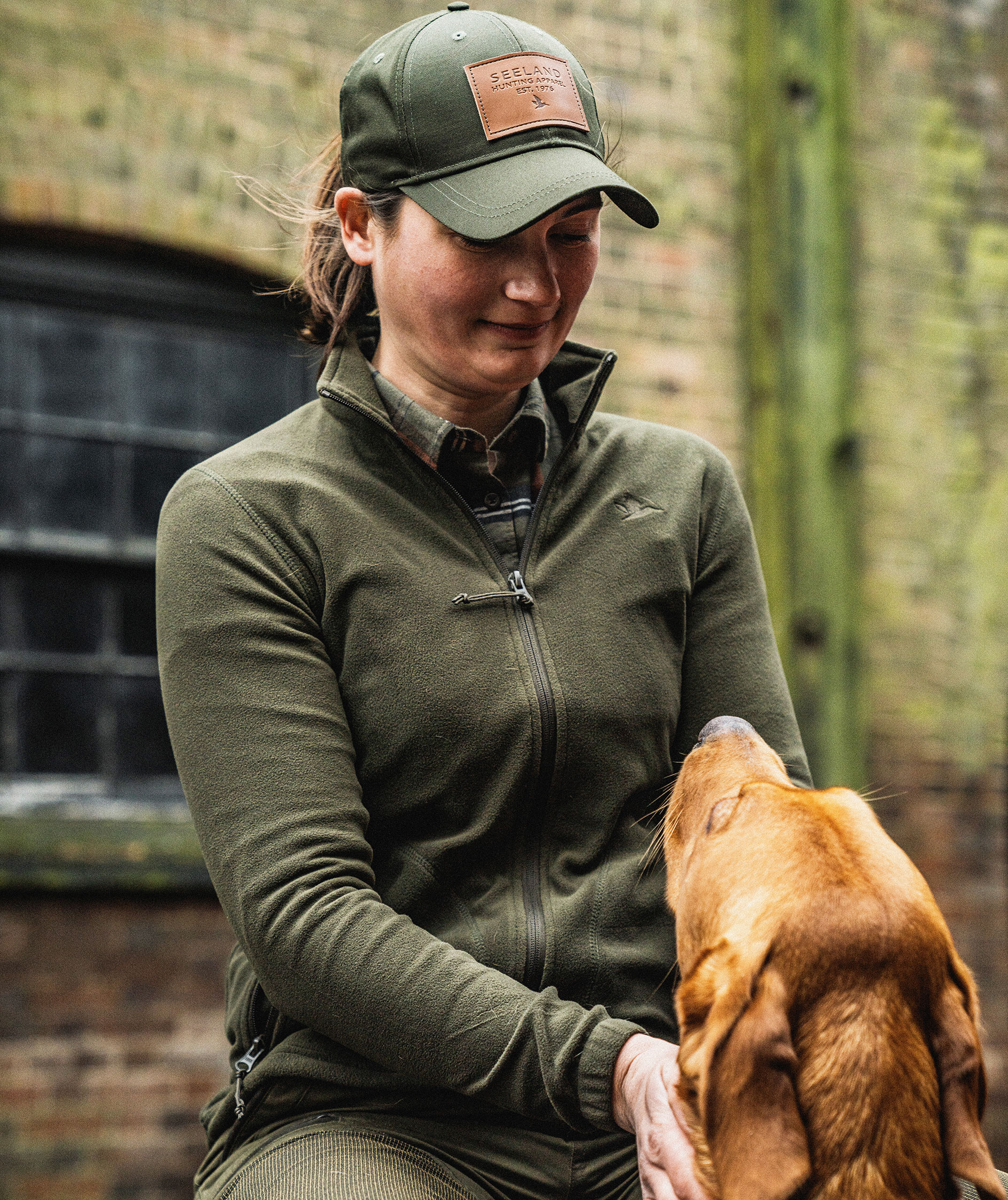 Seeland Dew fleecejacka dam, Pine green