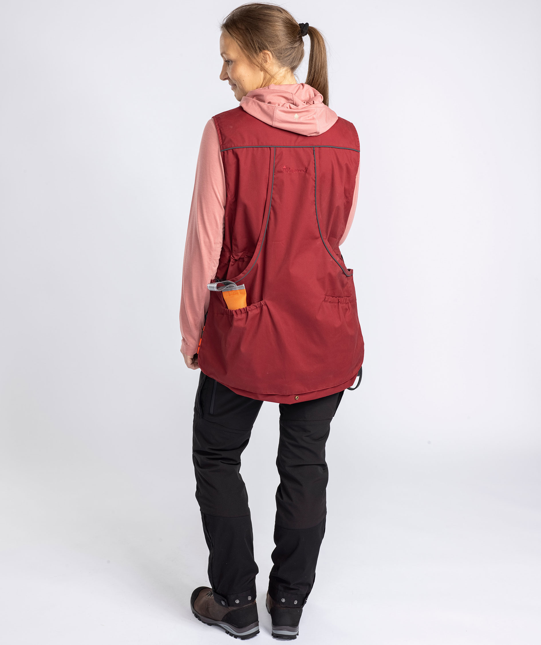 Pinewood Dog Sports Trainer damevest, Dark Tomato/Dark Red, large image number 5