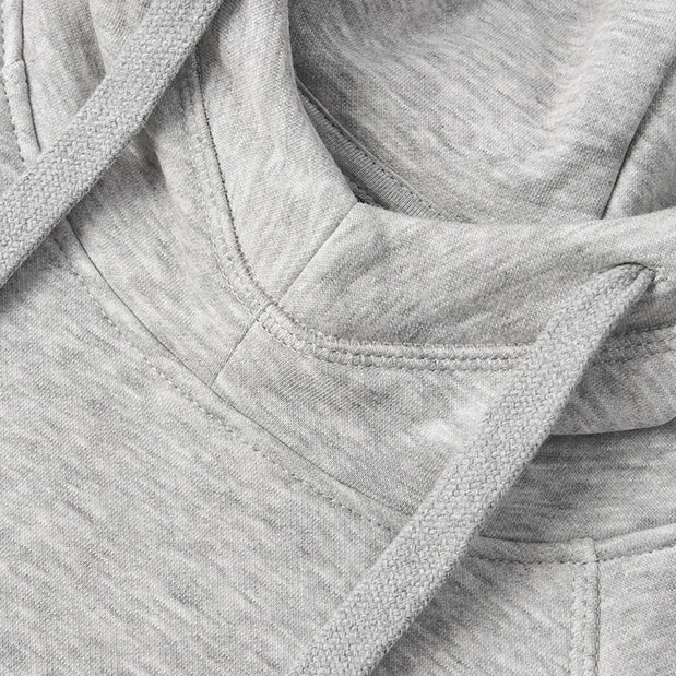 ID Core women's hoodie, Light Grey Melange, large image number 3