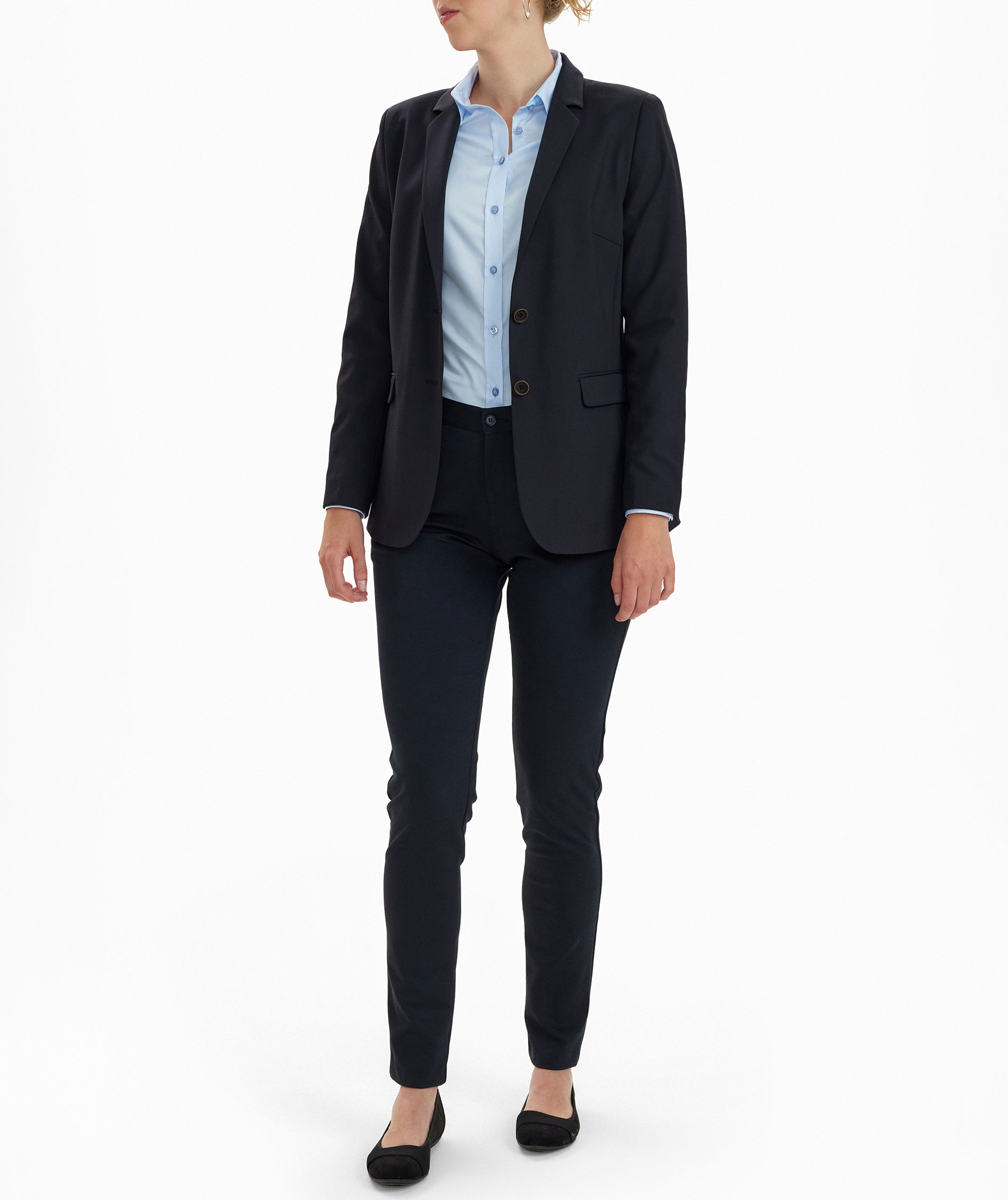 Sunwill Traveller Modern fit kavaj dam med ull, Dark navy