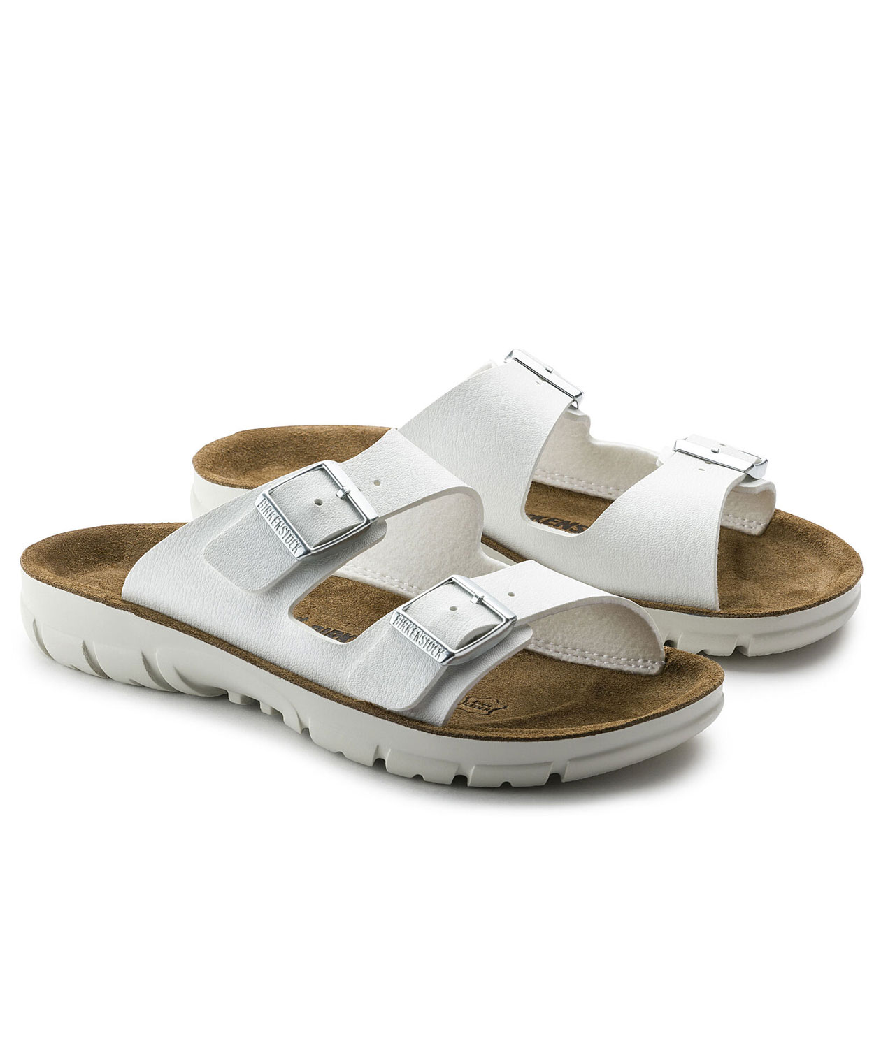 Birkenstock Bilbao Regular Fit sandaler, Vit, large image number 3