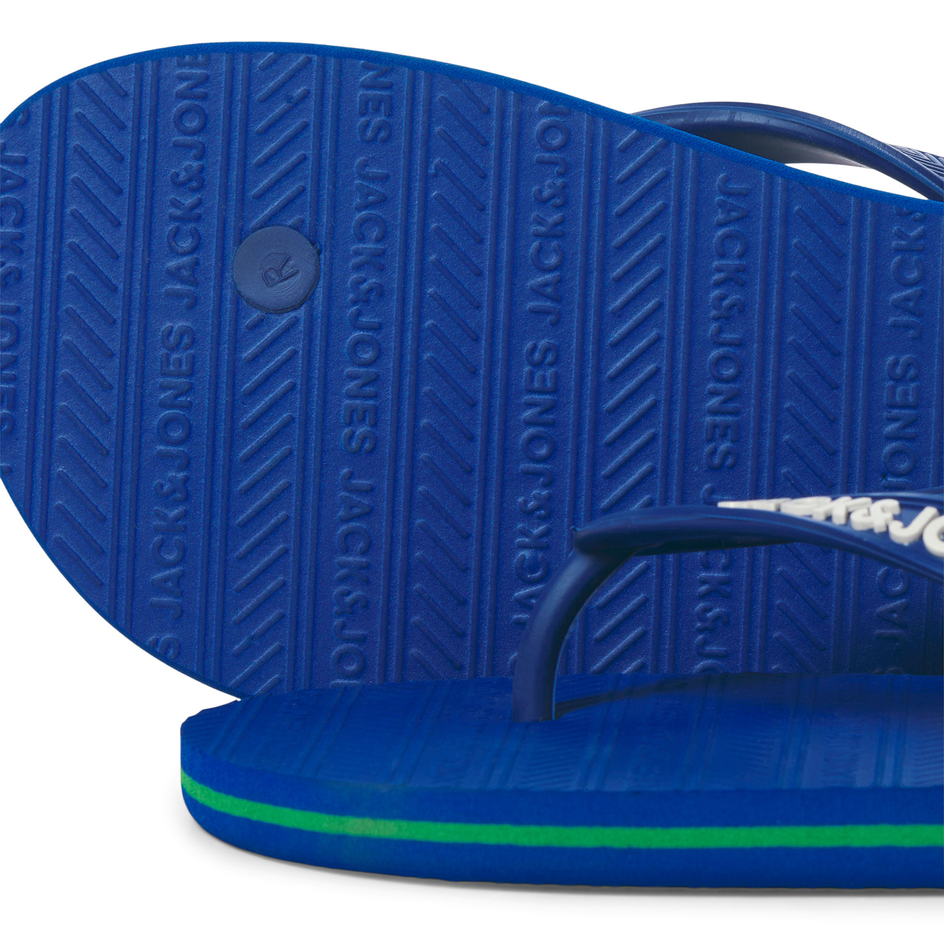 Jack & Jones JWFBASIC flip flops, Blue Quartz, large image number 5