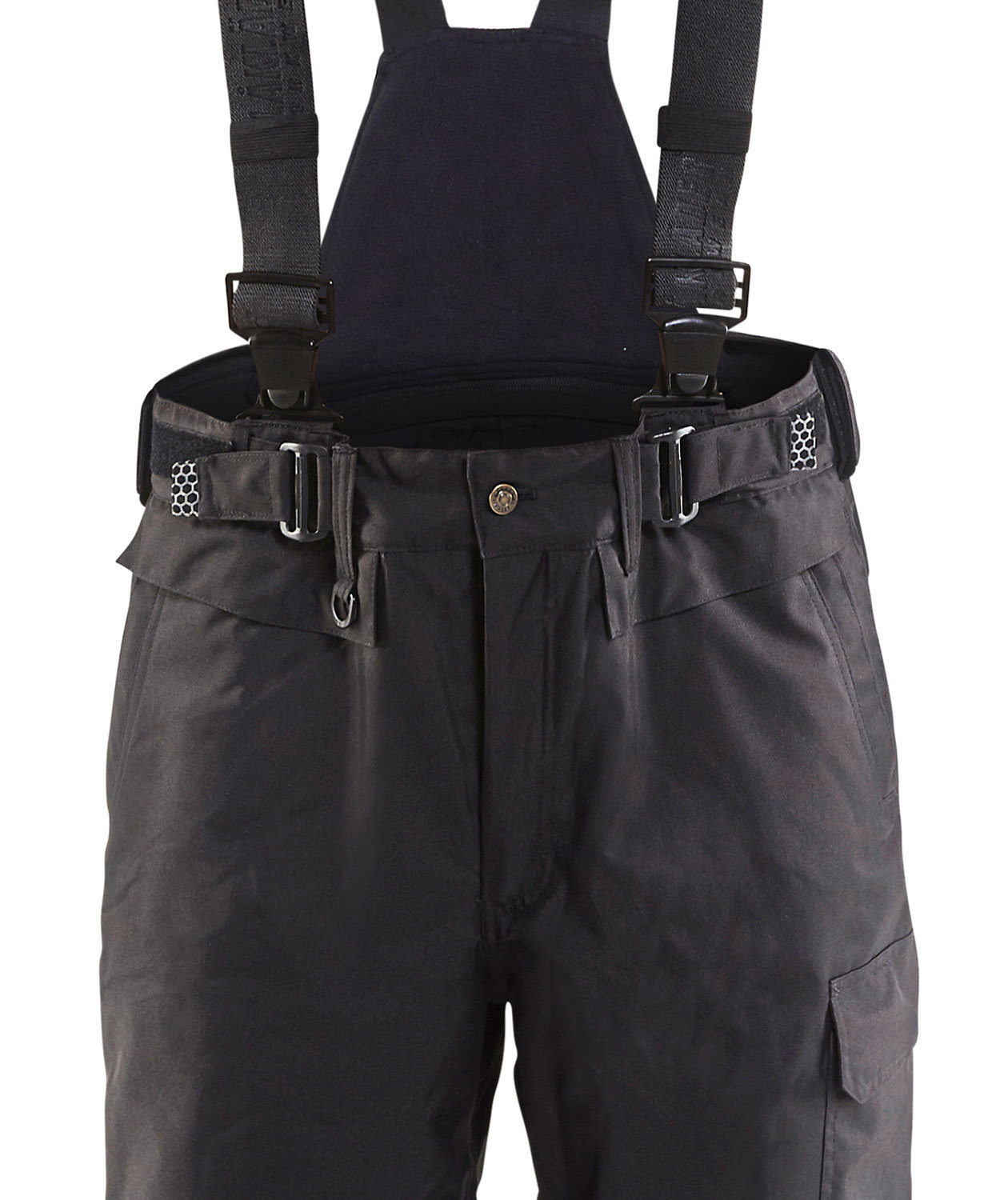 Bl&aring;kl&auml;der vinterbukser m. seler X1810, Sort, large image number 6