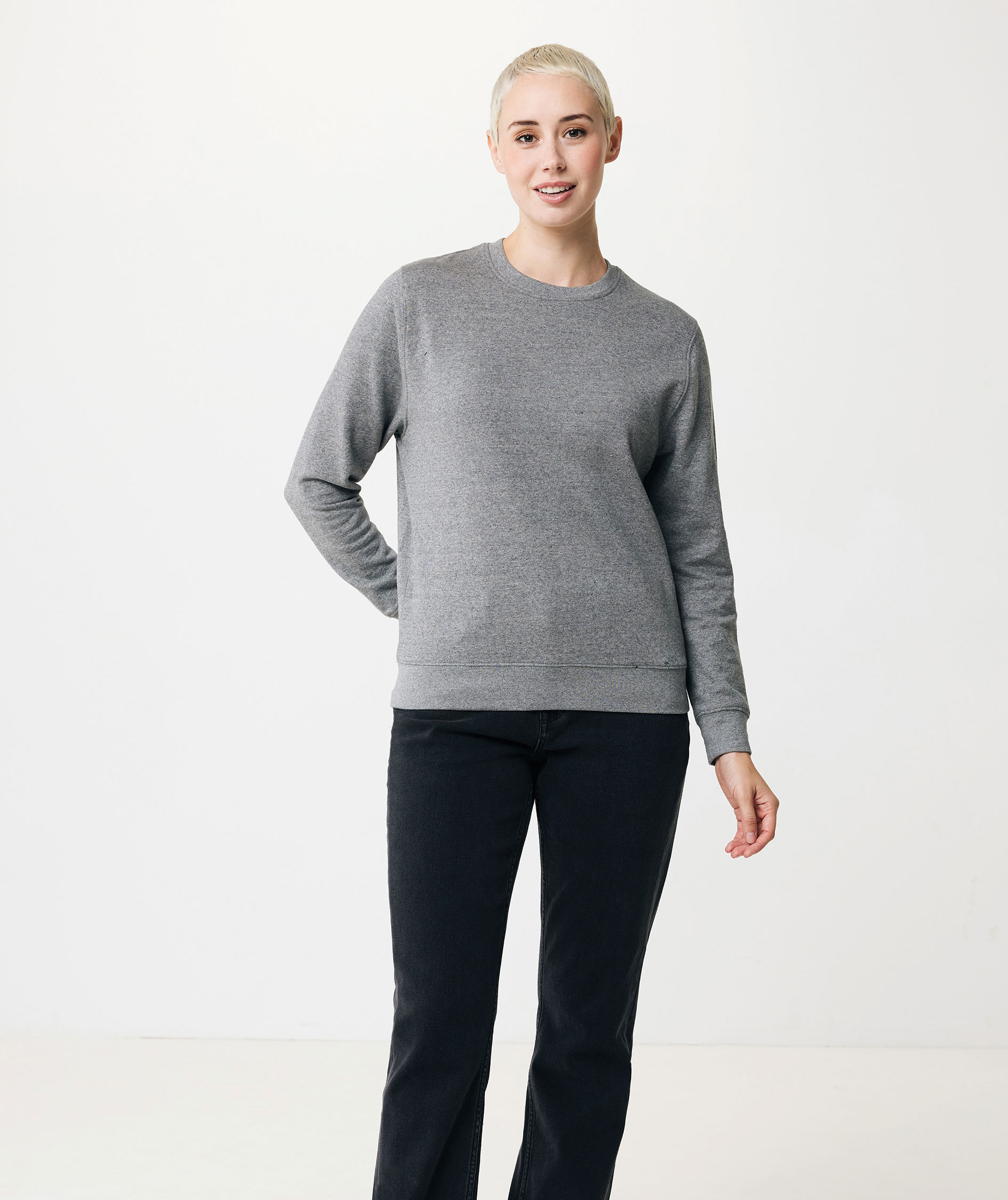 Iqoniq Etosha sweatshirt, Light Heather Anthracite, large image number 13