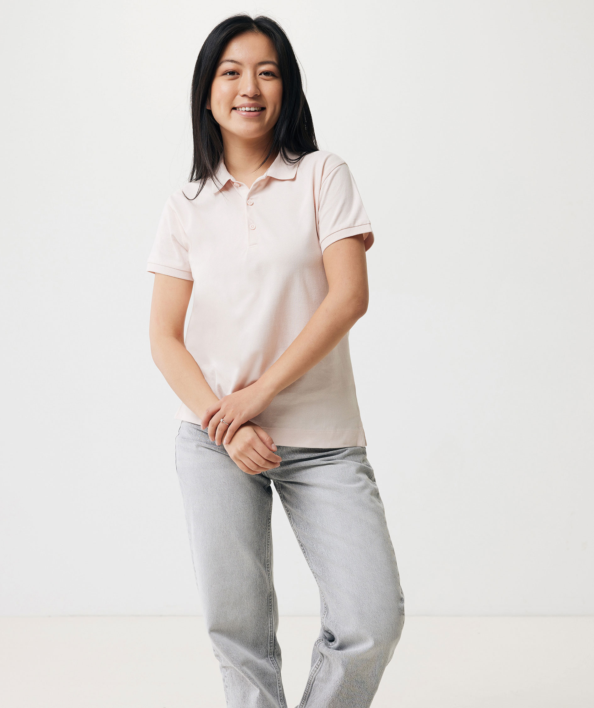 Iqoniq Yosemite Damen Poloshirt, Cloud Pink, large image number 8