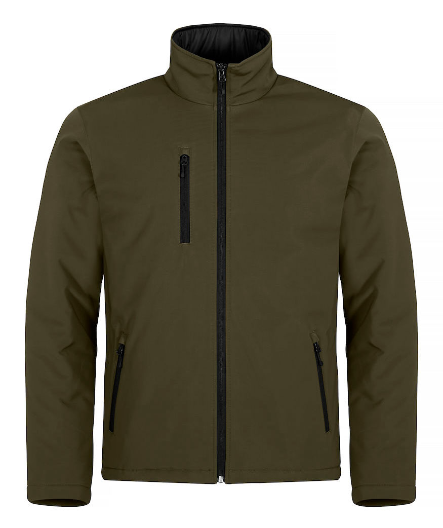 Clique fodrad softshelljacka, Fog Green