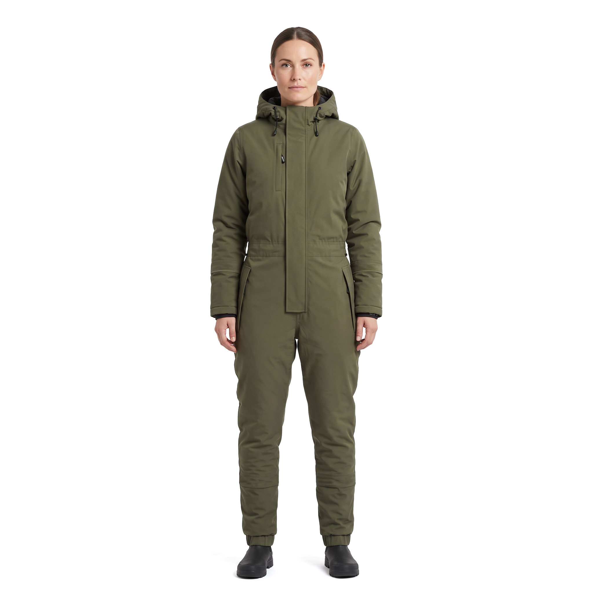 Lyngs&oslash;e women's winter jumpsuit full stretch, Green, large image number 2