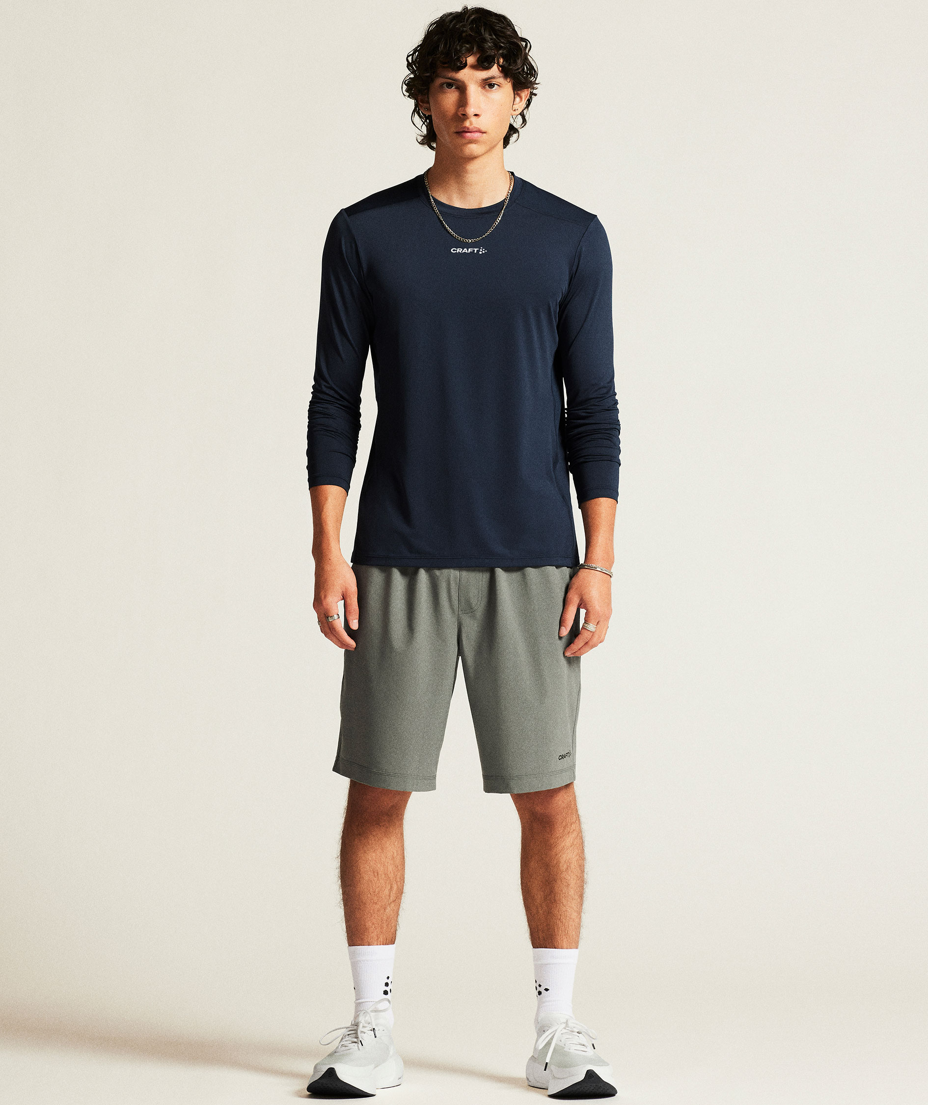 Craft ADV Essence lang&aelig;rmet T-shirt, Blaze, large image number 9