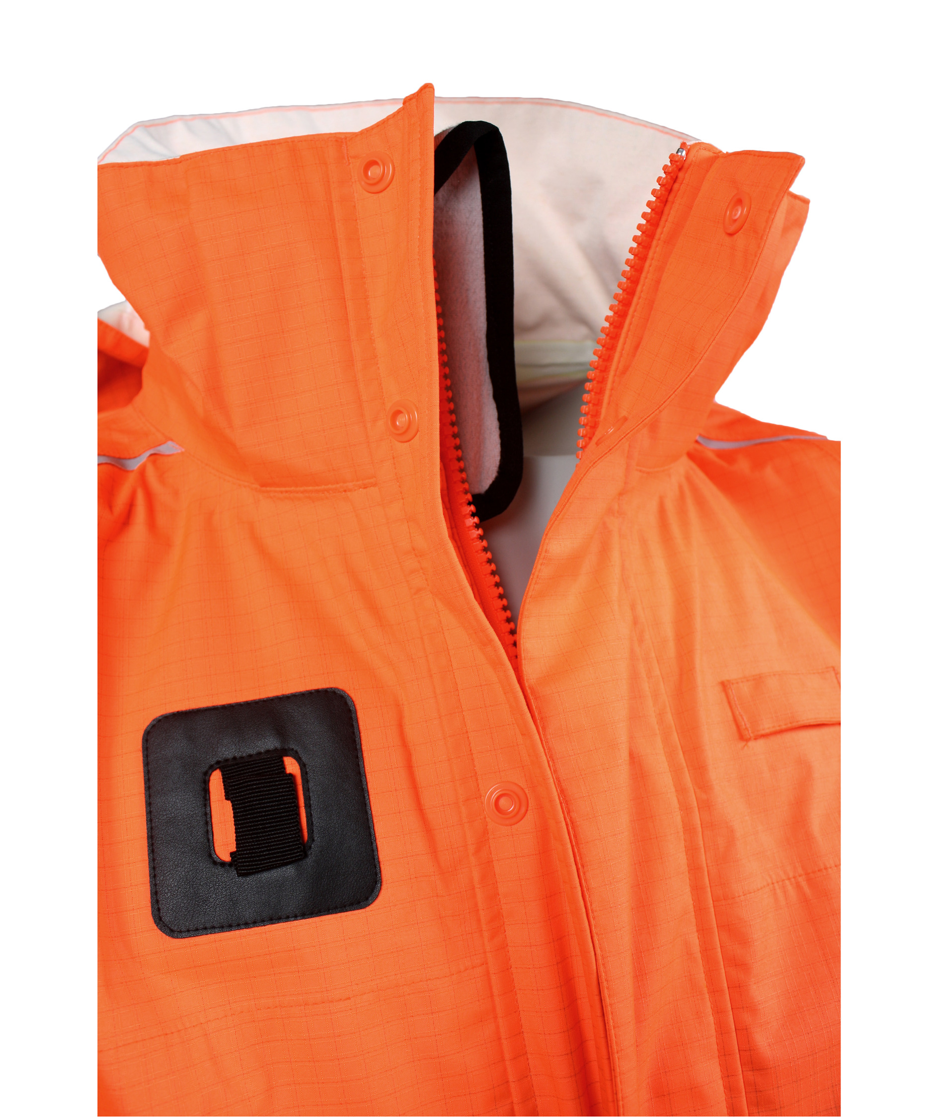 Lyngs&oslash;e Multinorm shell jacket, Hi-vis Orange, large image number 2