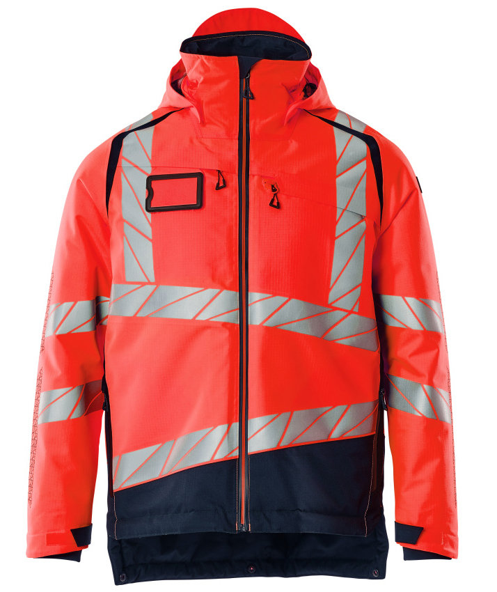 Mascot Accelerate Safe vinterjakke, Hi-Vis R&oslash;d/M&oslash;rk Marine, Hi-Vis R&oslash;d/M&oslash;rk Marine, swatch