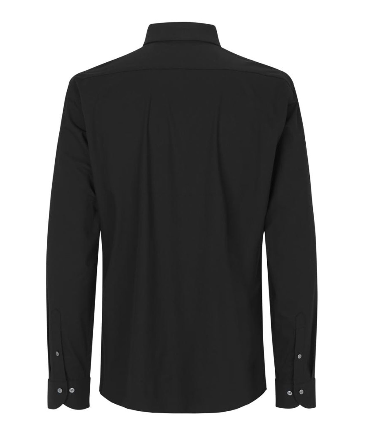 Seven Seas hybrid Modern fit skjorte, Sort, large image number 2