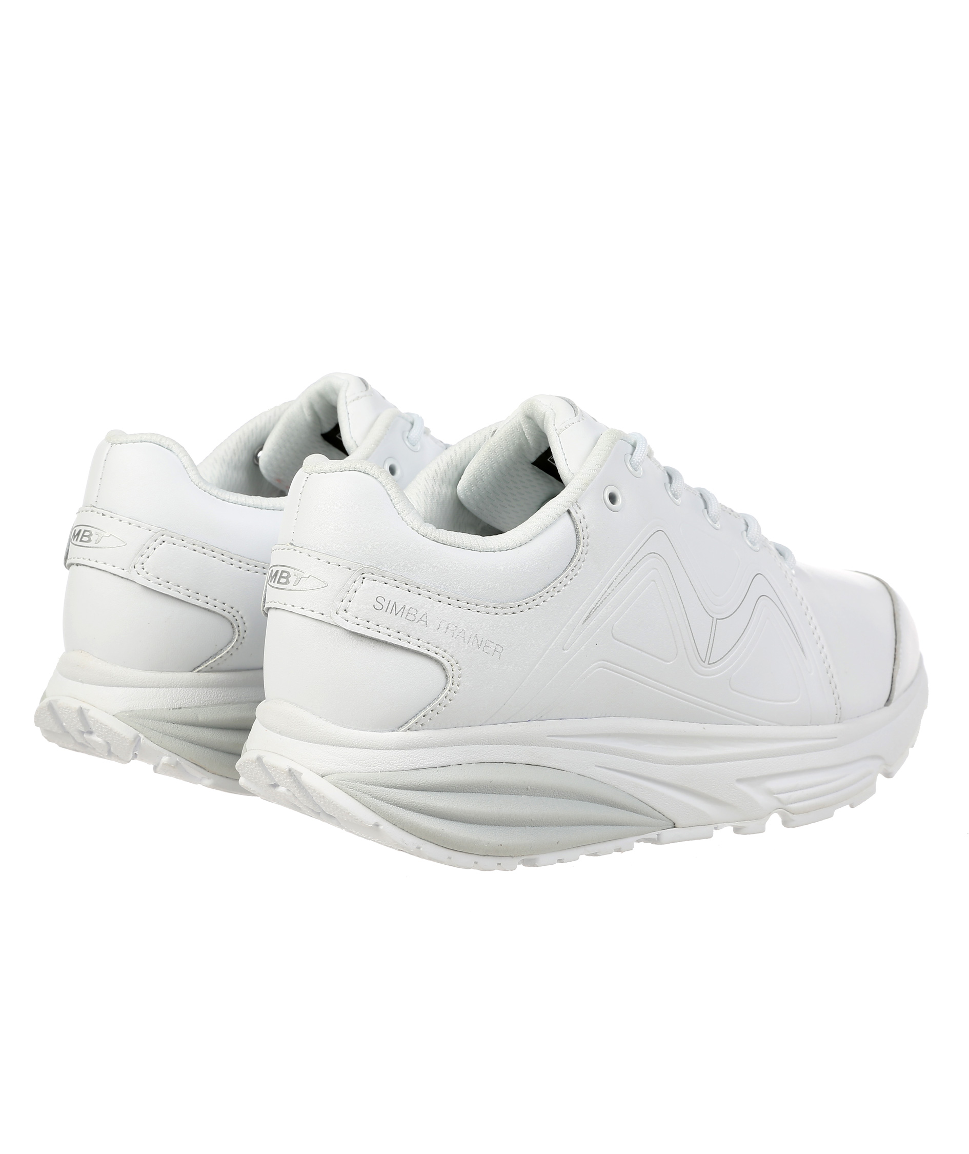 MBT Simba Trainer dame sneakers, Hvit, large image number 2
