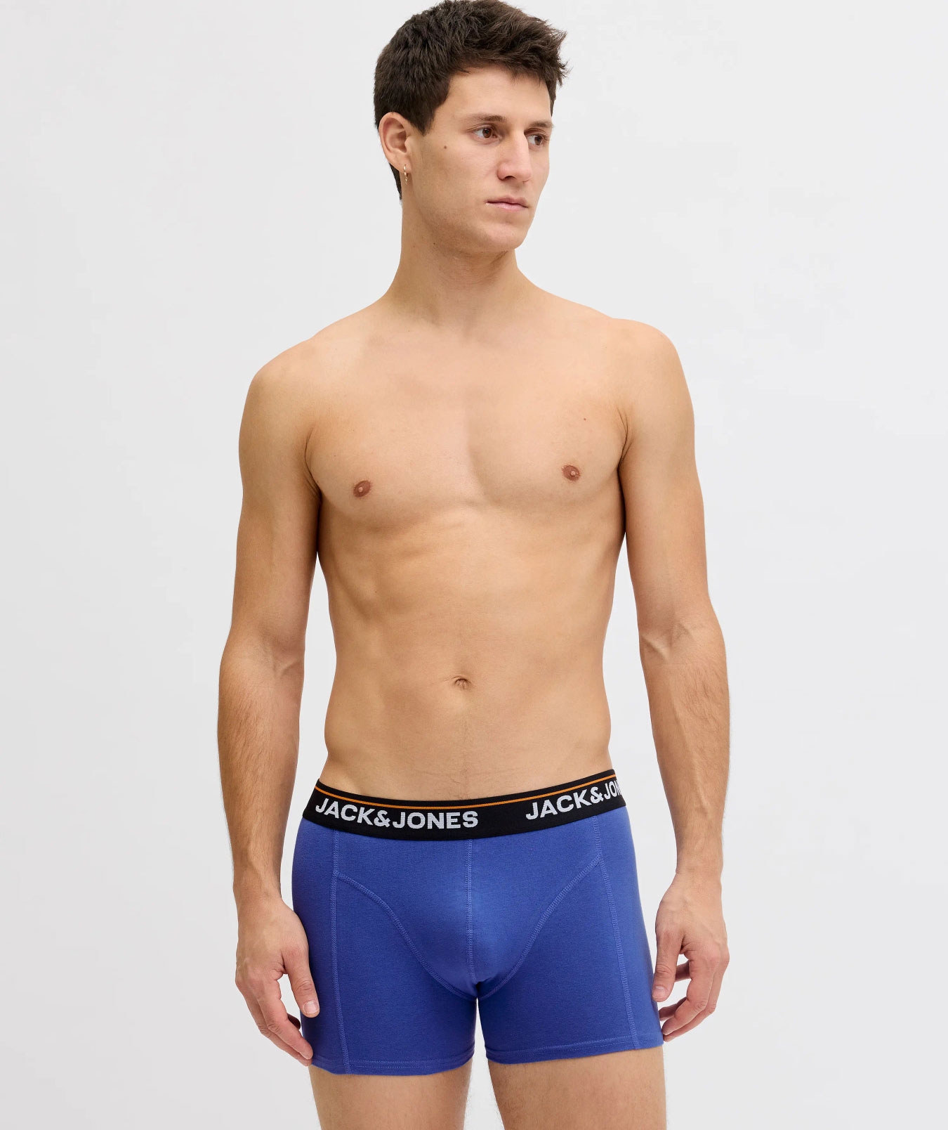 Jack & Jones JACTHEODORE SOLID 3-pack kalsonger, Beaucoup Blue Orange Peel, large image number 7