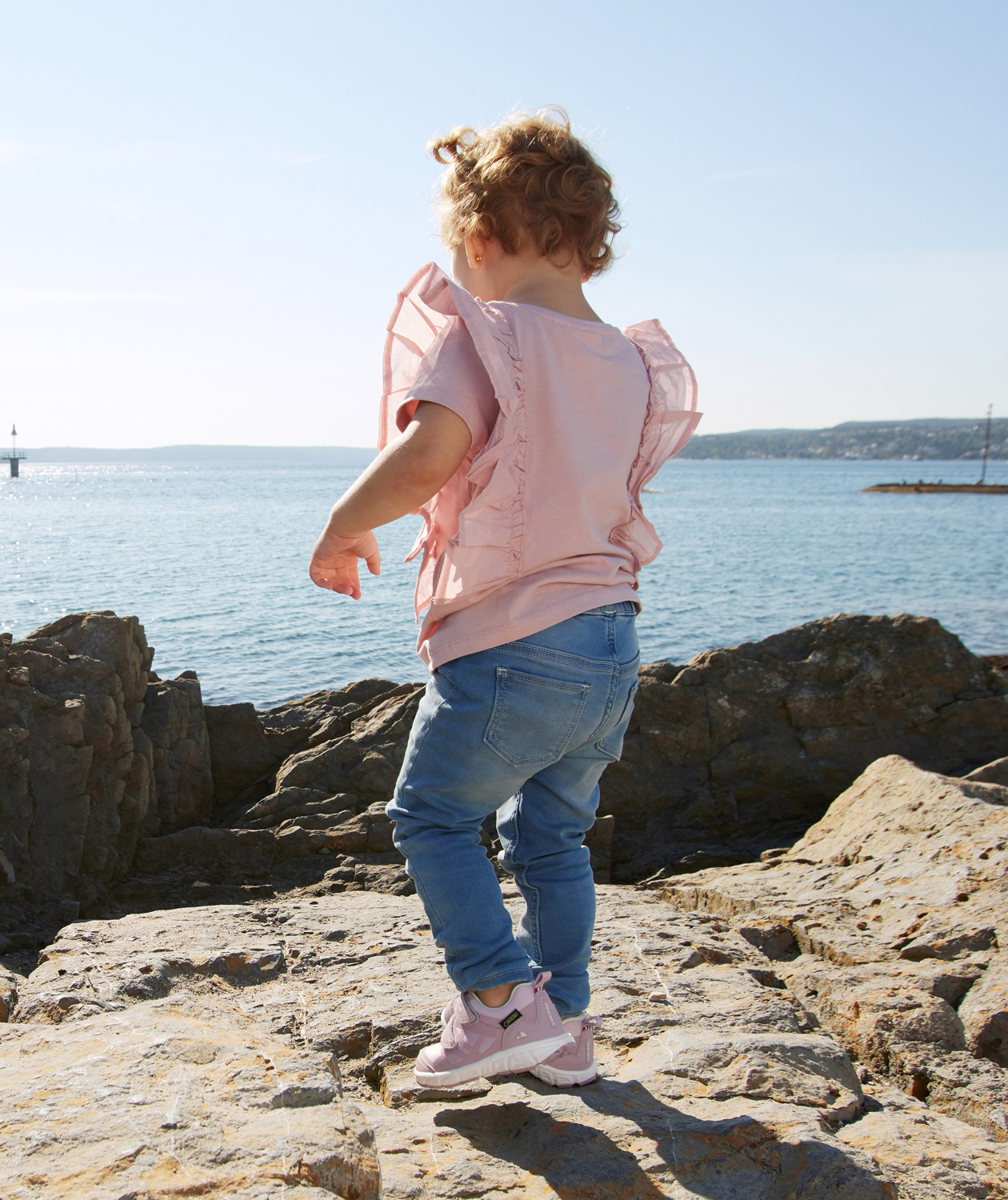 Viking Veme Low GTX R sneakers till barn, Light Pink